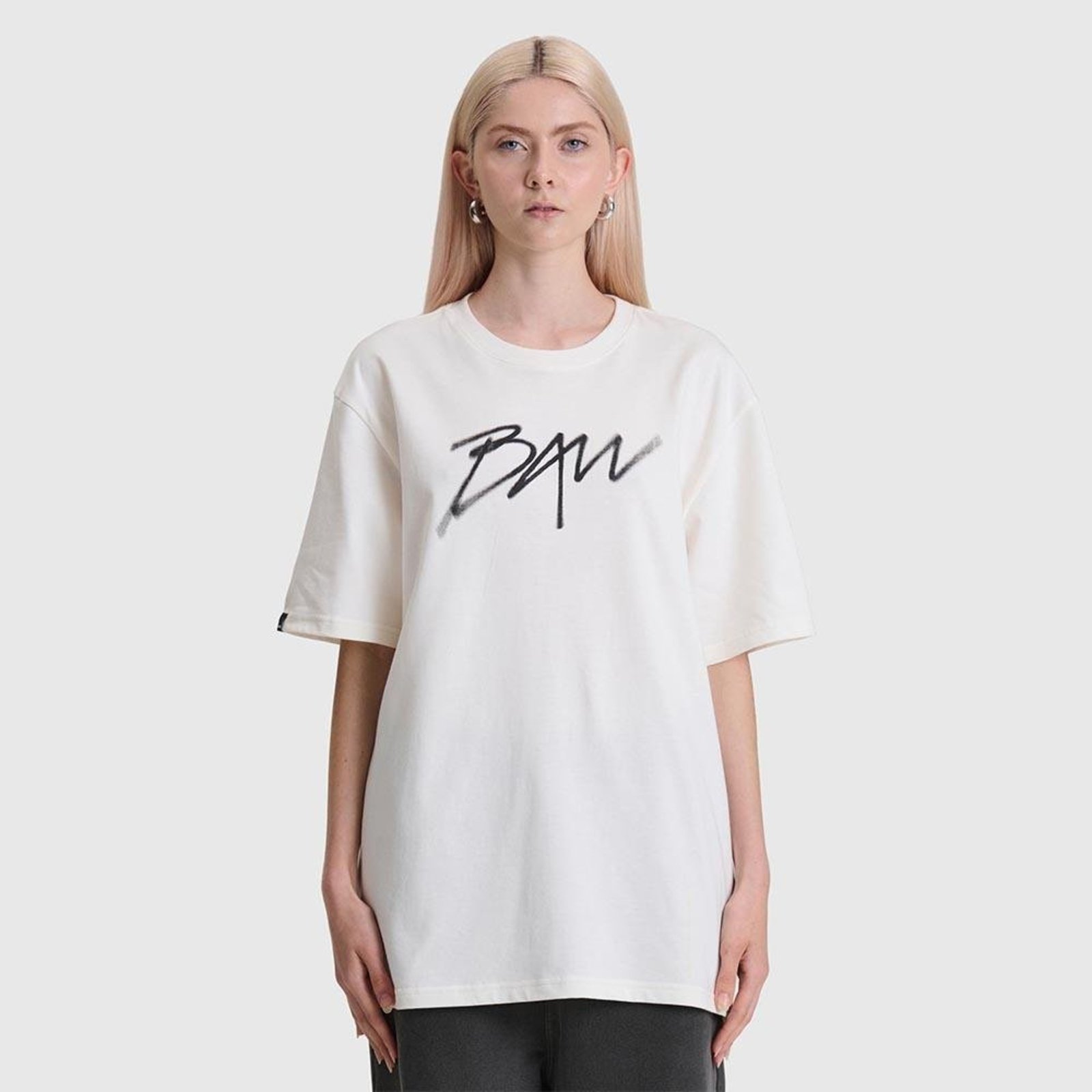 Camiseta Regular Baw Blur Off-white