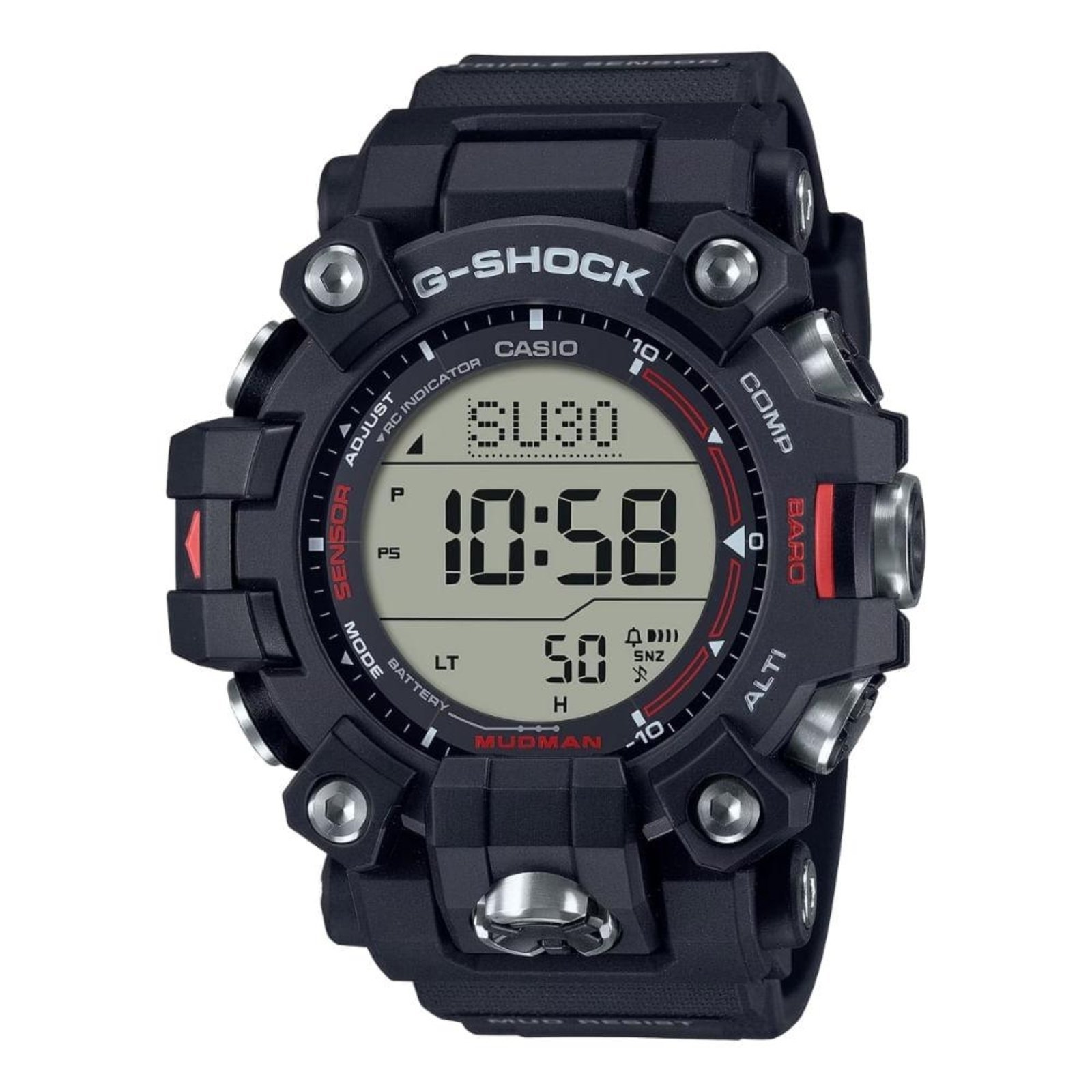 Relógio Masculino G-Shock Mudmaster Casio Preto GW-9500-1DR Preto