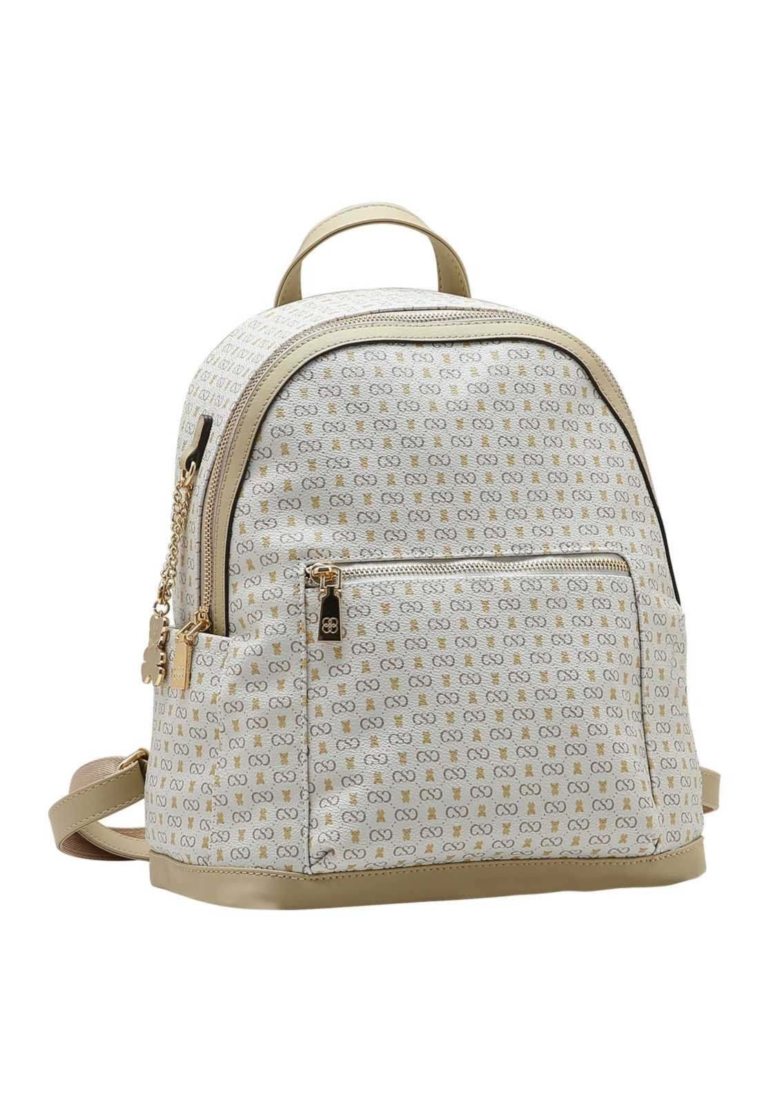 Mochila Feminina Chenson Baby Urso 8485801 Bege