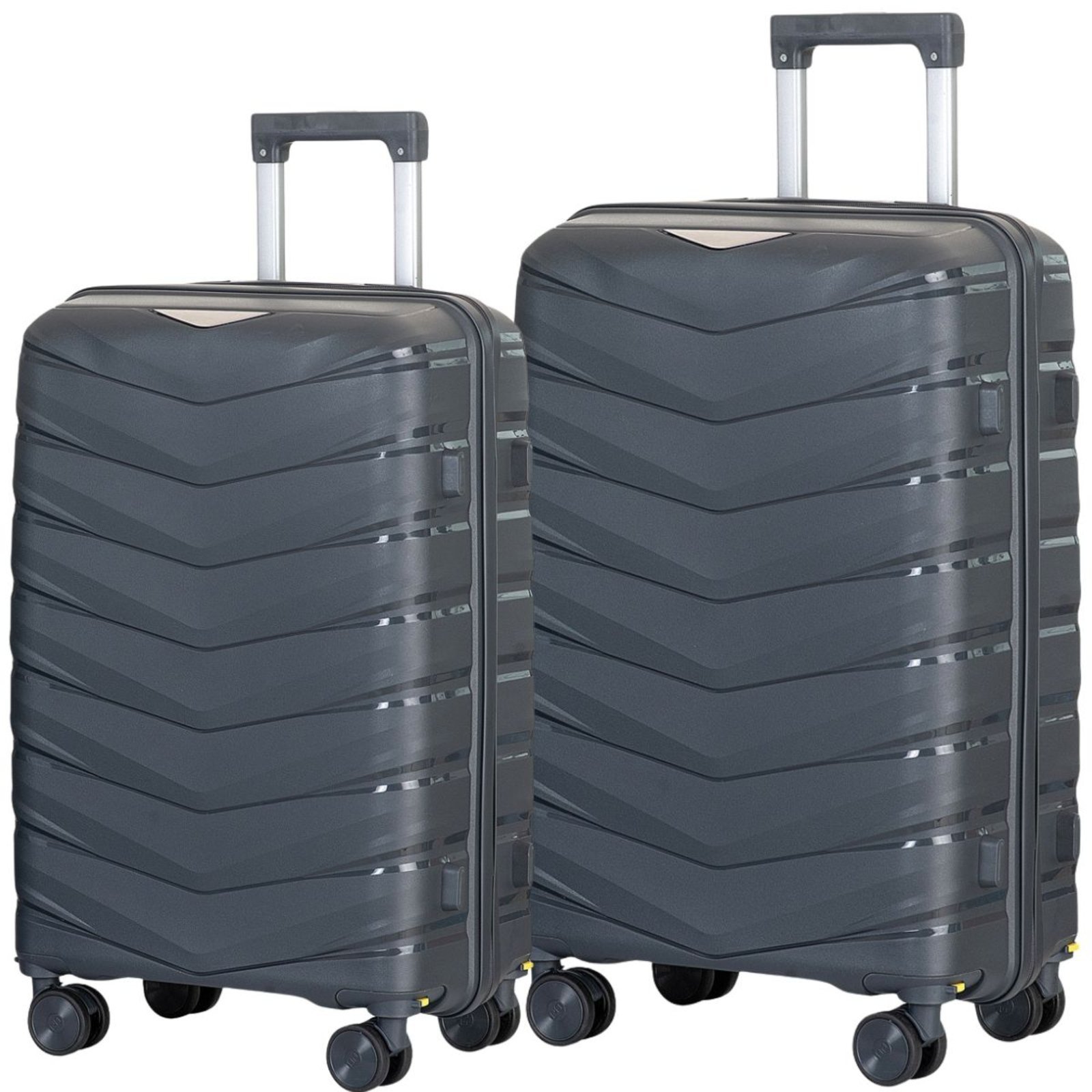 Kit Mala De Viagem 10 Kg Bordo De Mao + Mala 23 Kg Grande Rosa