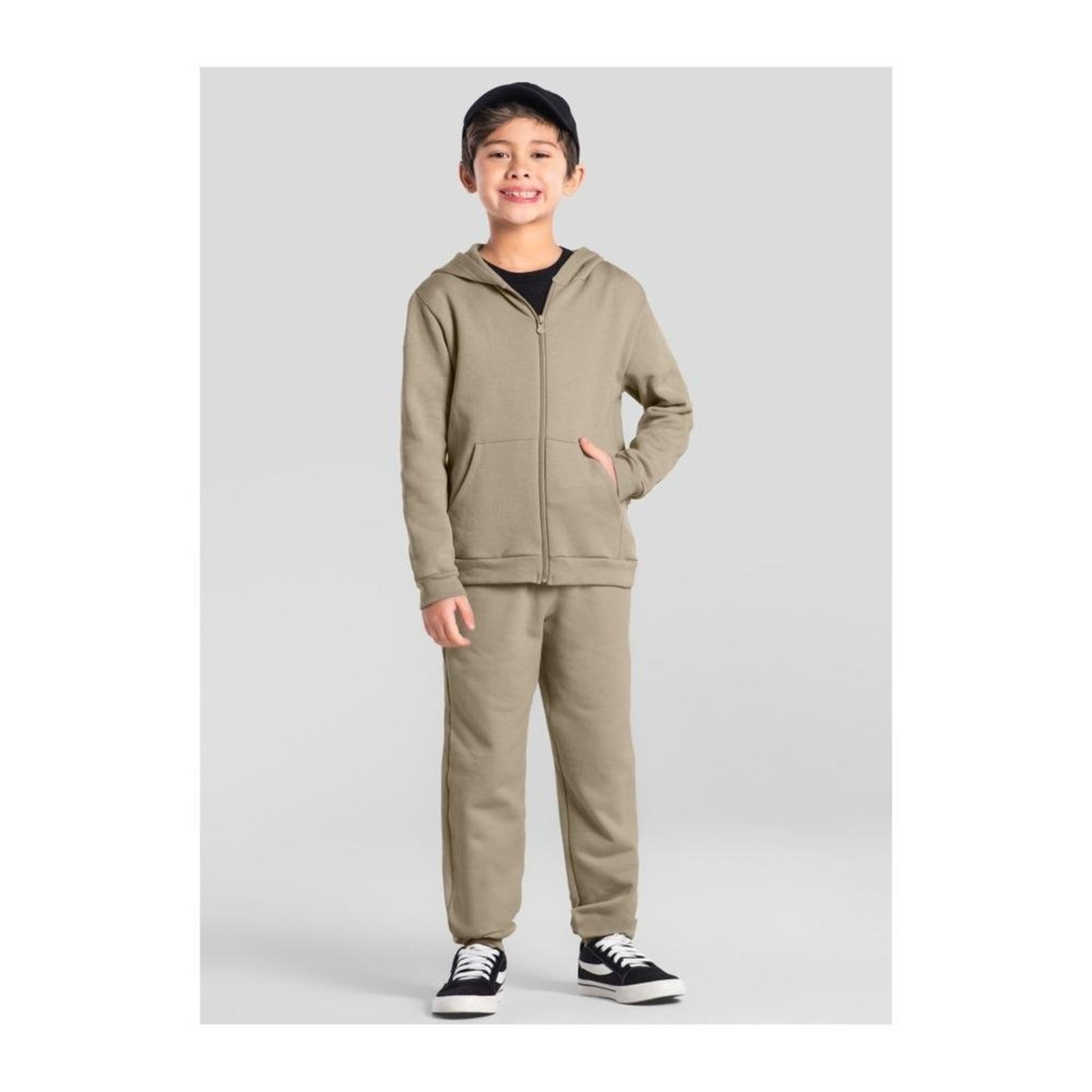 Infantil - Jaqueta menino em moletom Brandili 8 Verde