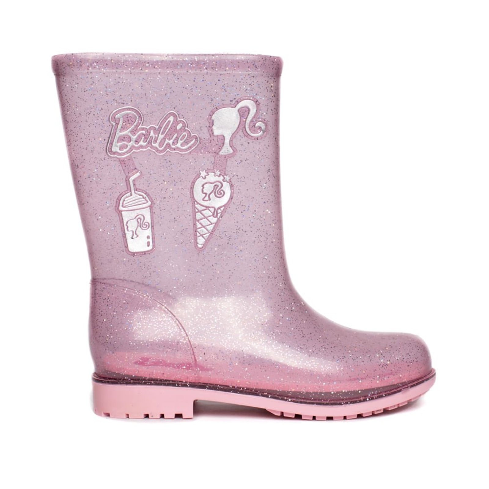 Infantil - Bota Galocha Grendene Barbie Rosa