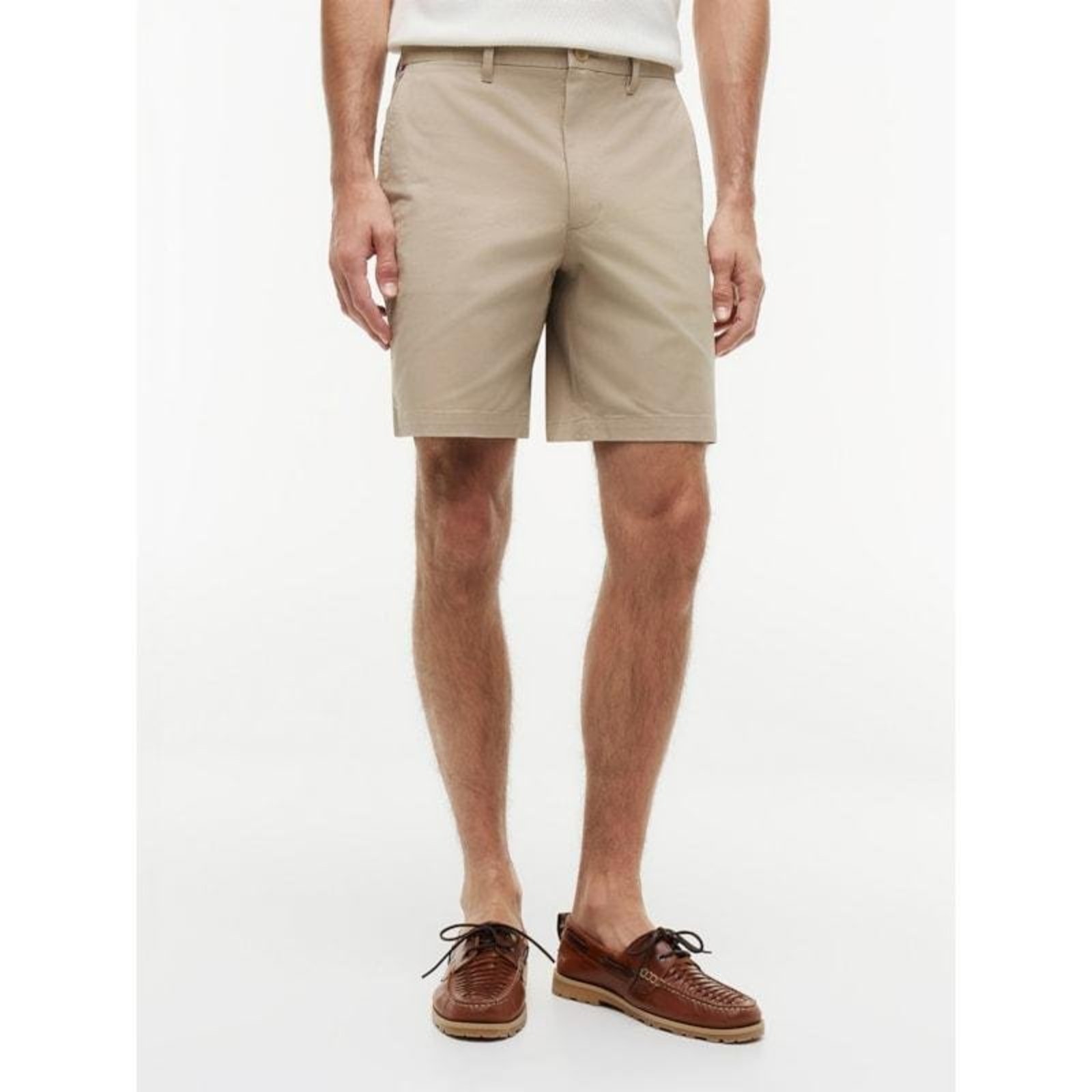 Bermuda Chino Dover de Sarja Bege