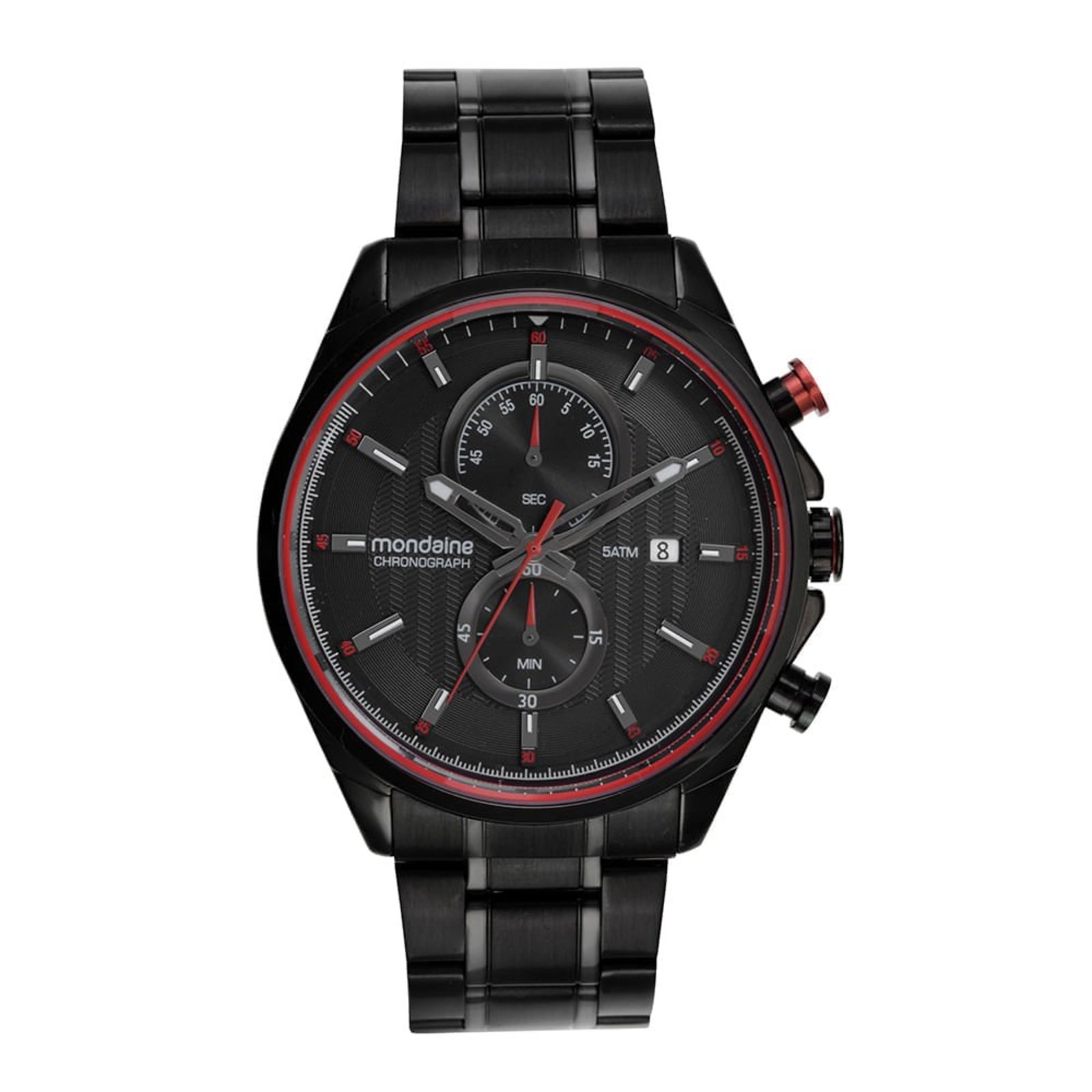 Relogio Masculino Mondaine Cronografo Preto Mondaine