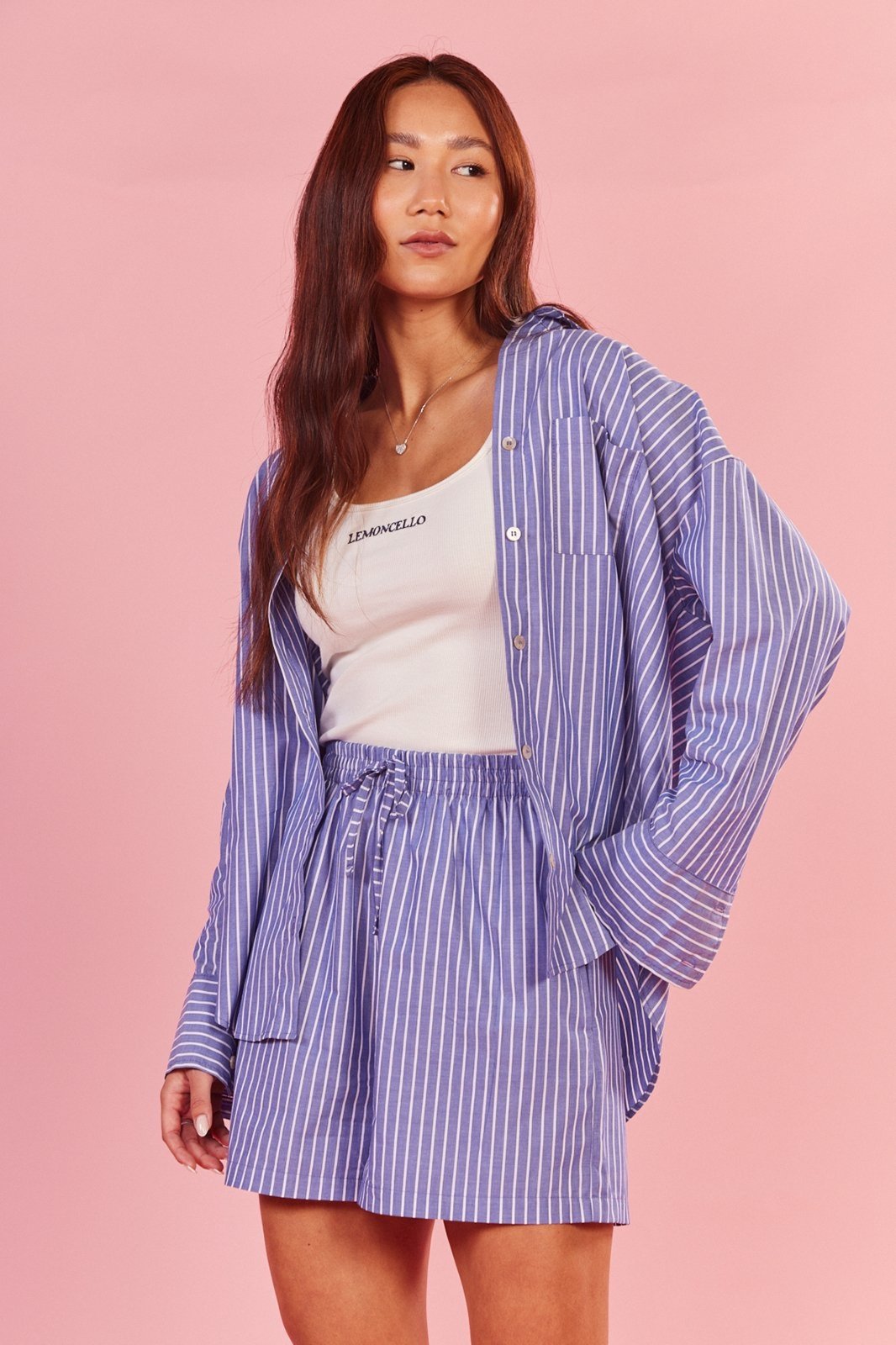 Vista 3 Camisa In Love Martina Listrado azul In Love azul