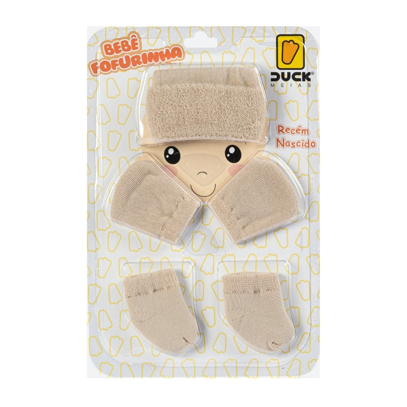 Infantil - Kit Saída De Maternidade meninas Touca Luva Com Meia
