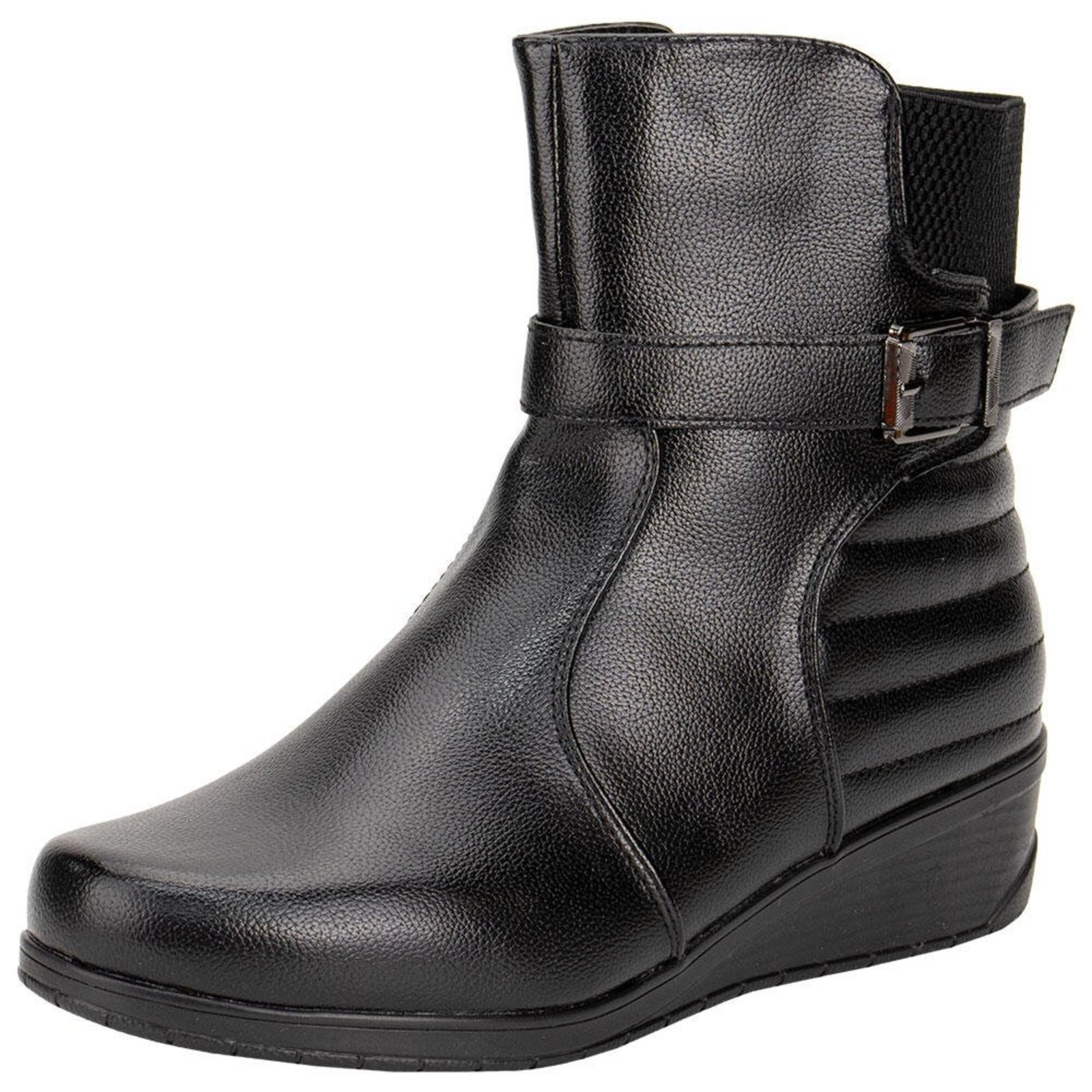 Bota Feminina Cano Baixo Mooncity 71105 0741105 Preto