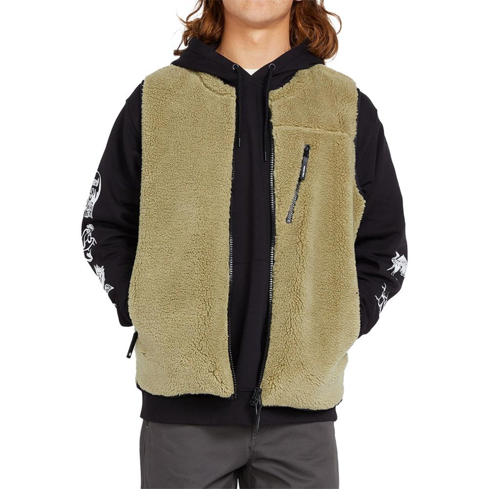 Jaqueta Volcom Colete Archstone Vest WT24 Thyme Green