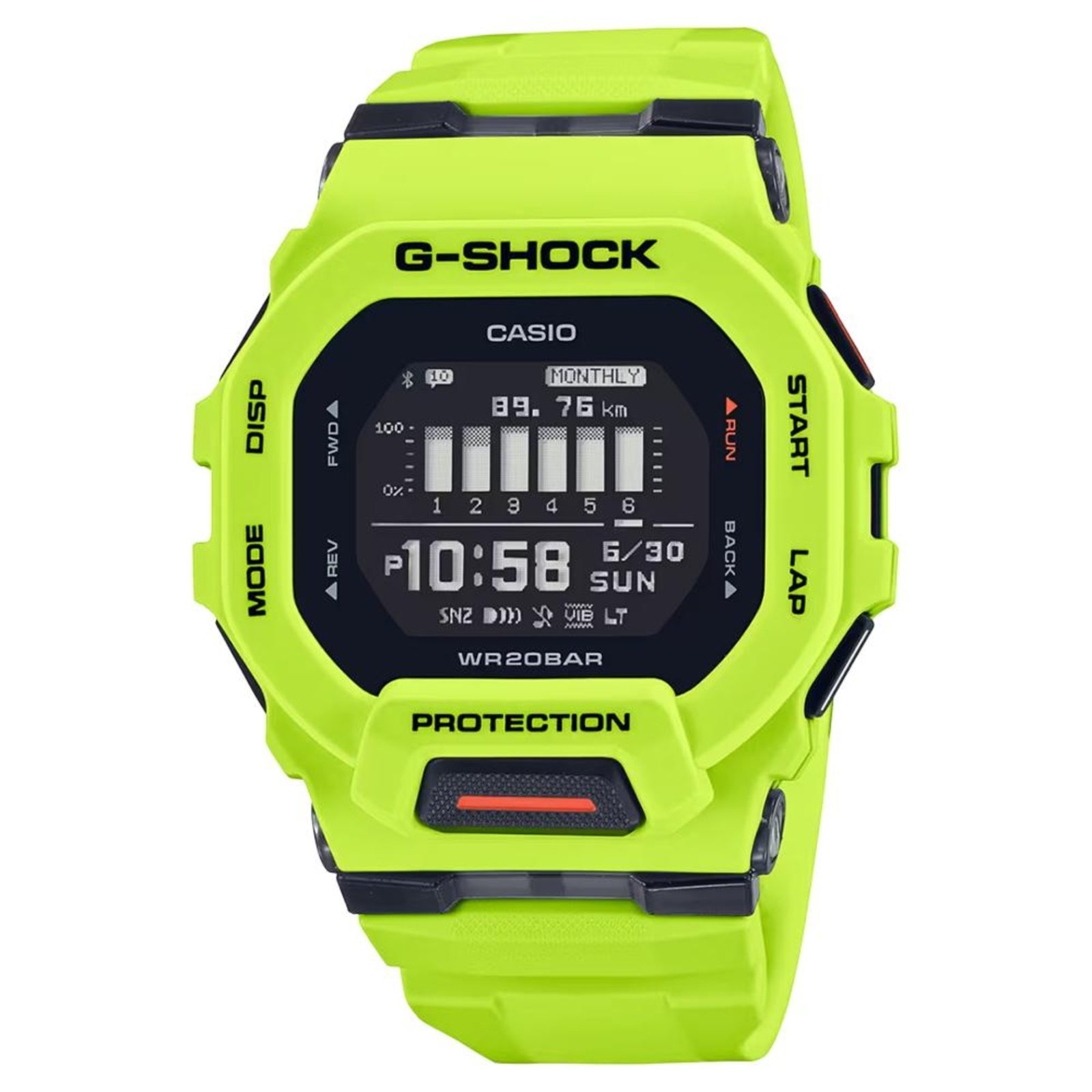 Vista 2 Relógio G-Shock GBD-200-9DR verde G-SHOCK verde