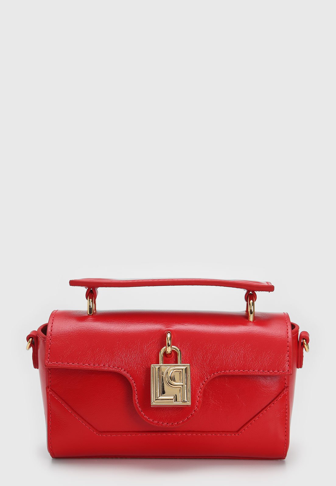 Bolsa Tiracolo Lança Perfume Alça Dupla Vermelha