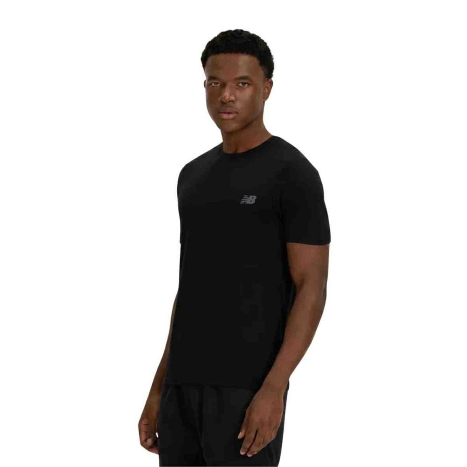 Camiseta Masculina New Balance Active Logo Preta