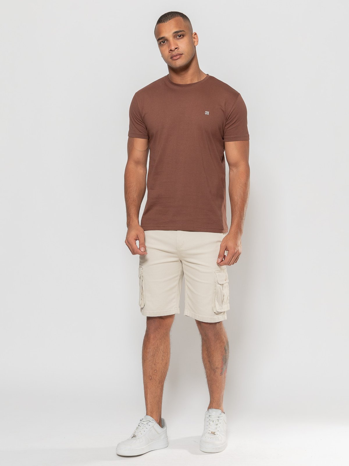 Bermuda Confort Sarja Masculina Cargo Crocker – 50025
