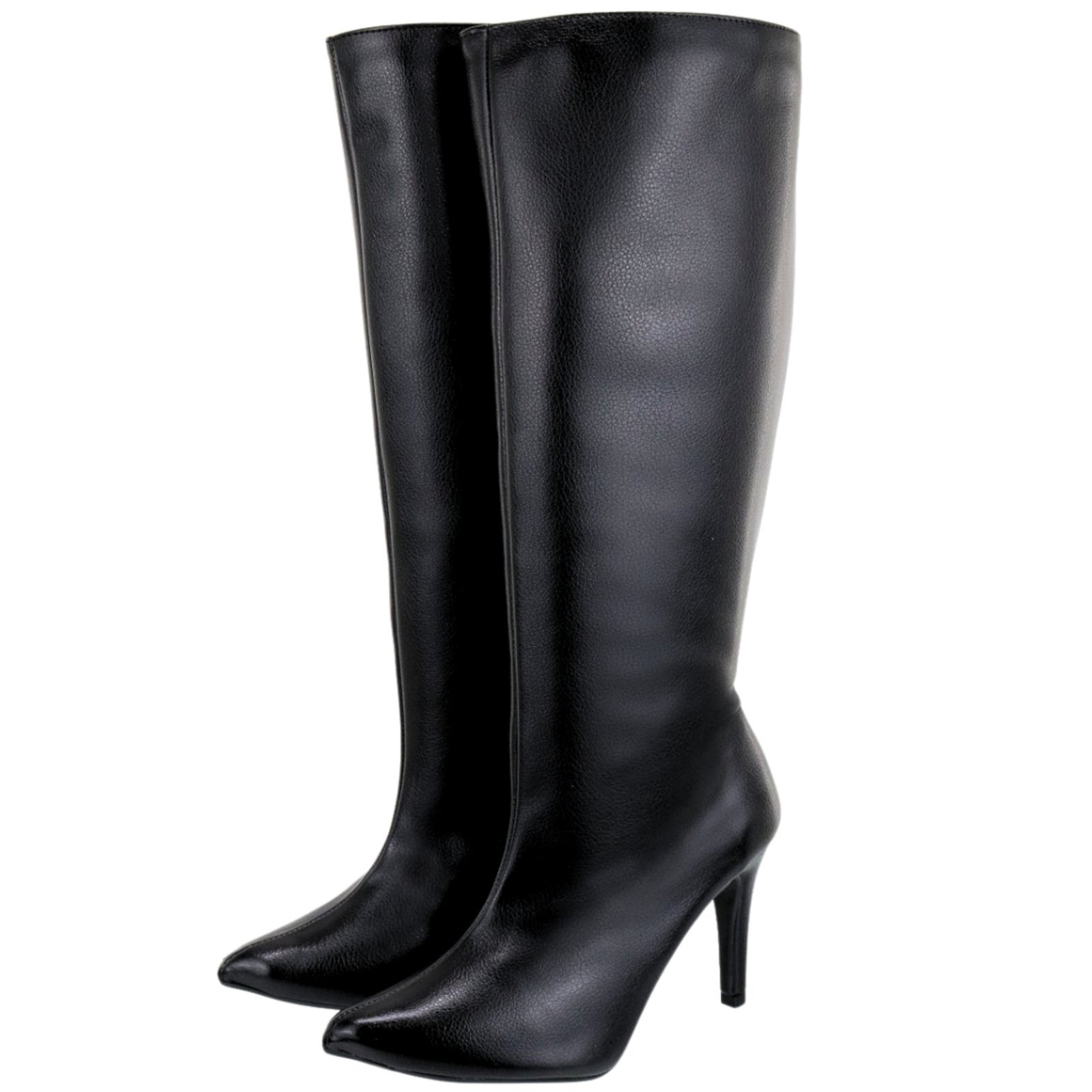 Bota Feminina Sete Sales Cano Alto Clássica 1712 Preta