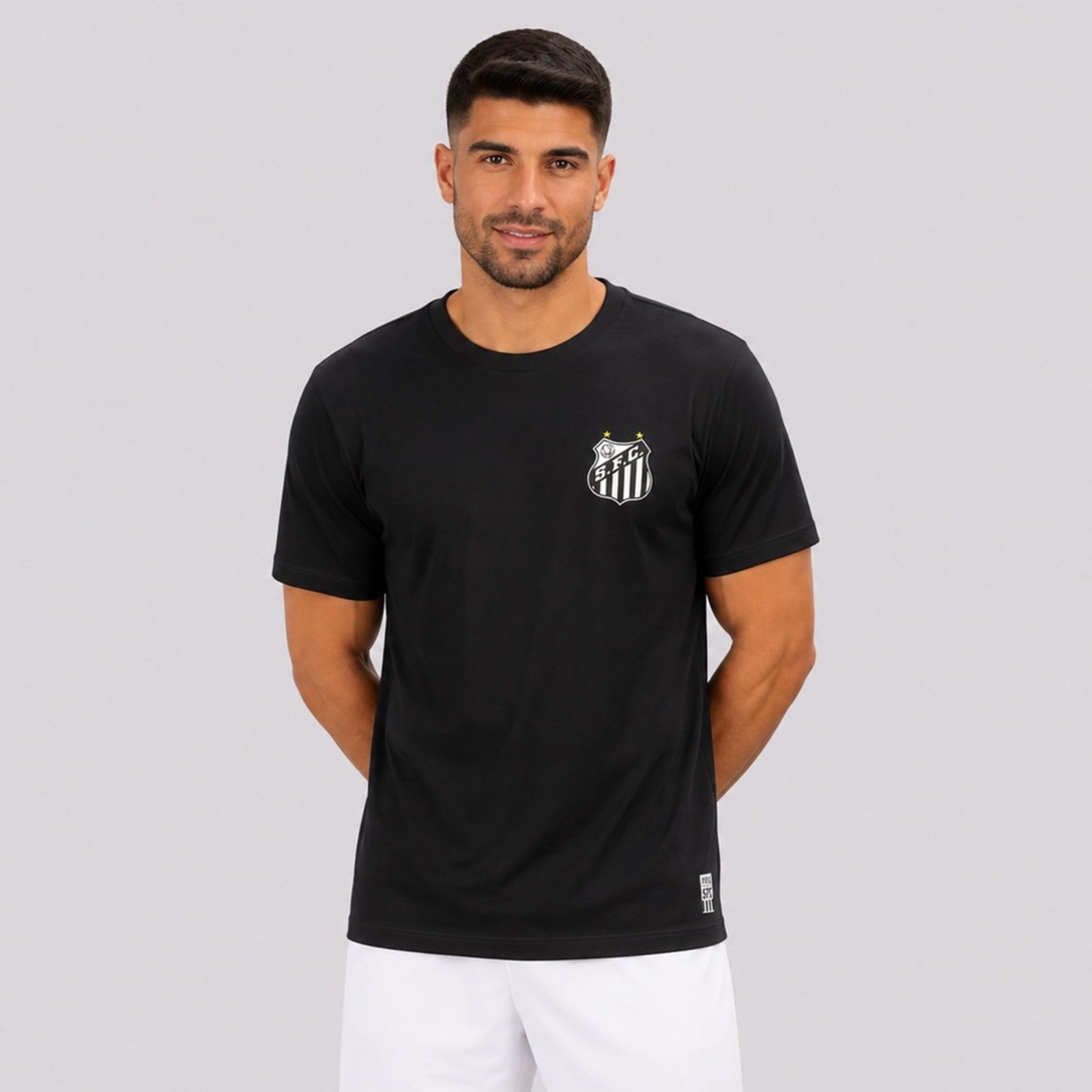 Camisa Santos Mar de Glórias Preta