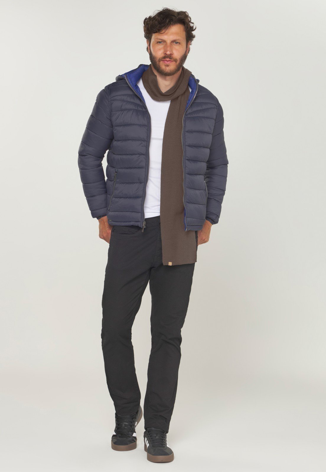 Cachecol Rudély Masculino Marrom