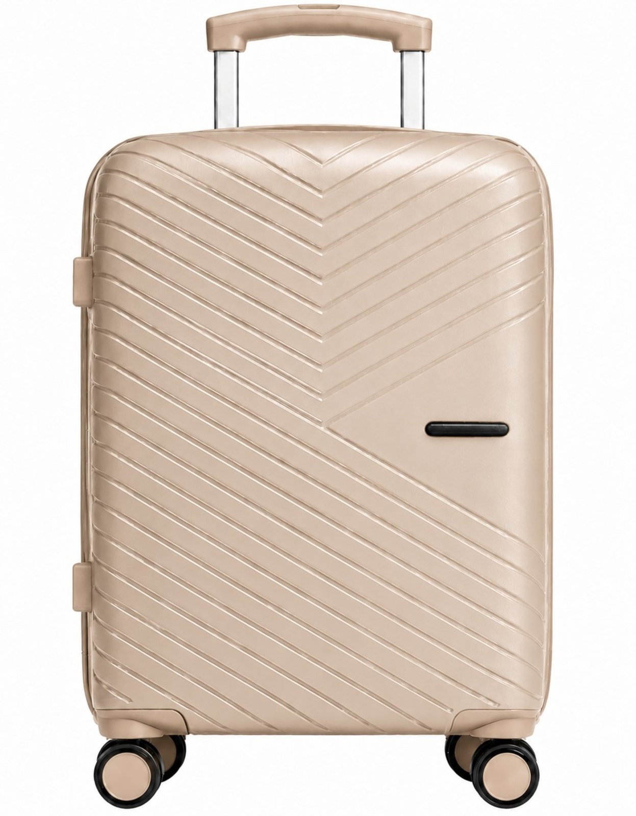Mala De Viagem De Bordo 10kg Bolsa De Viagem Rodinhas 360 Bege