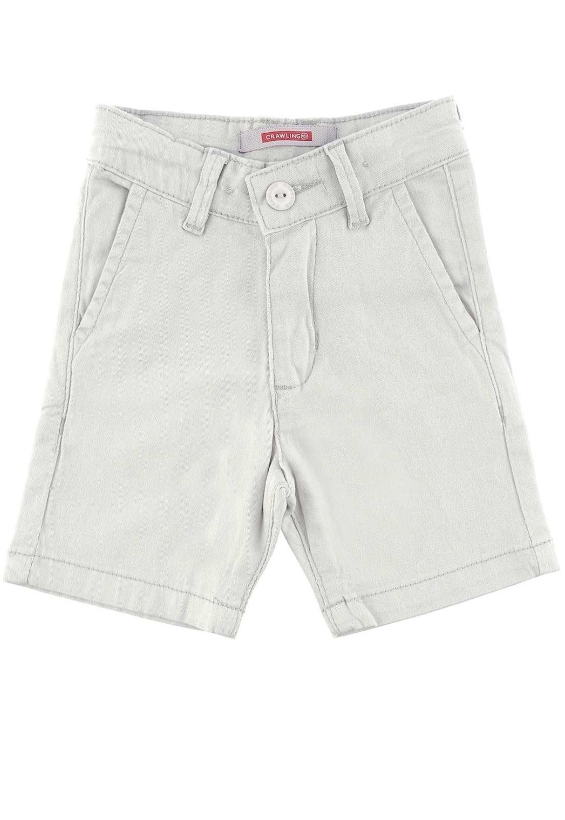 Infantil – Bermuda Alfaiataria Cinza Menino