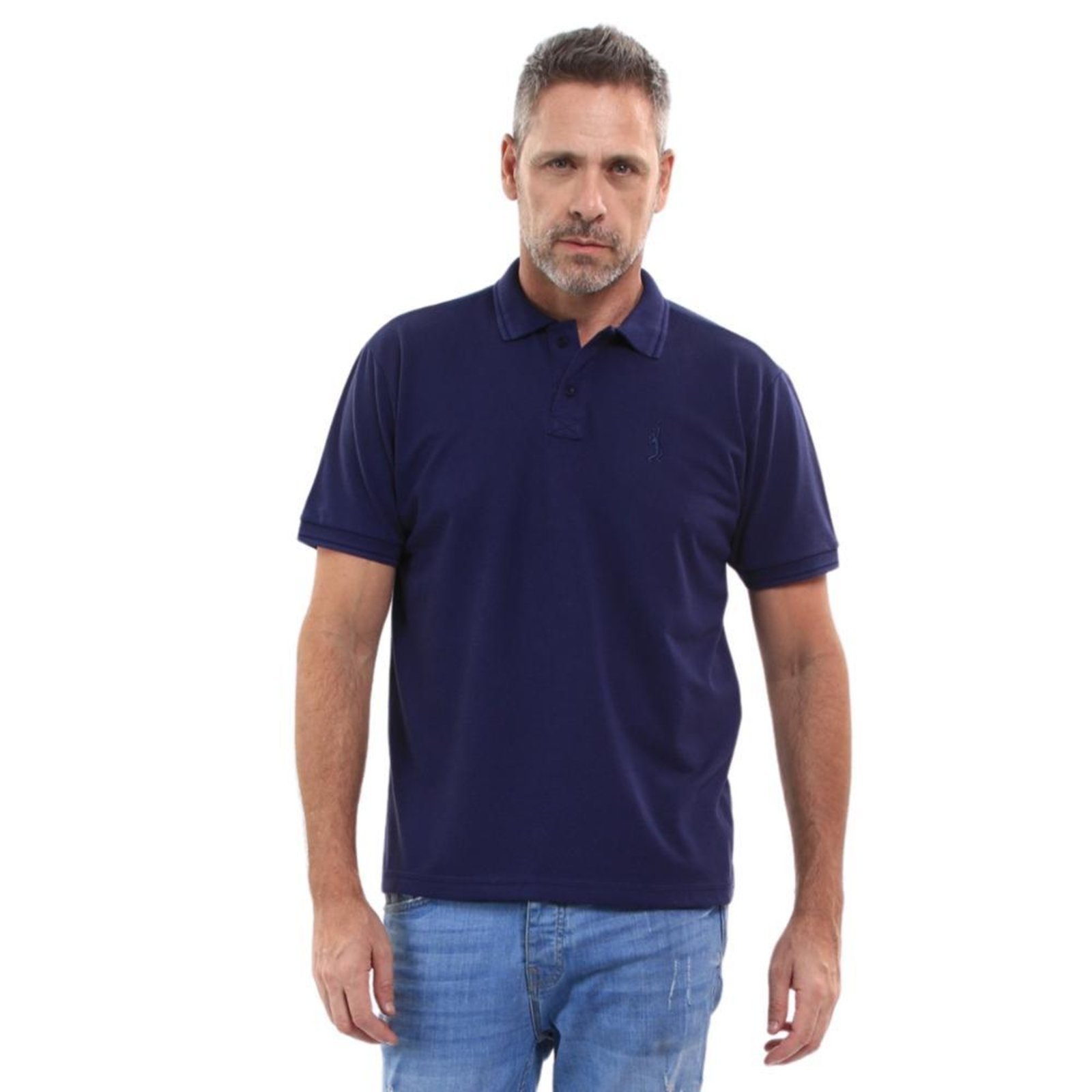 Camisa Polo Masculina Piquet Algodão Casual