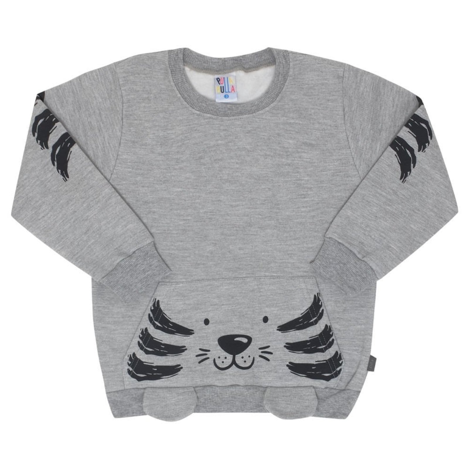 Infantil - Conjunto Menino - Mescla Cinza - 47267-567