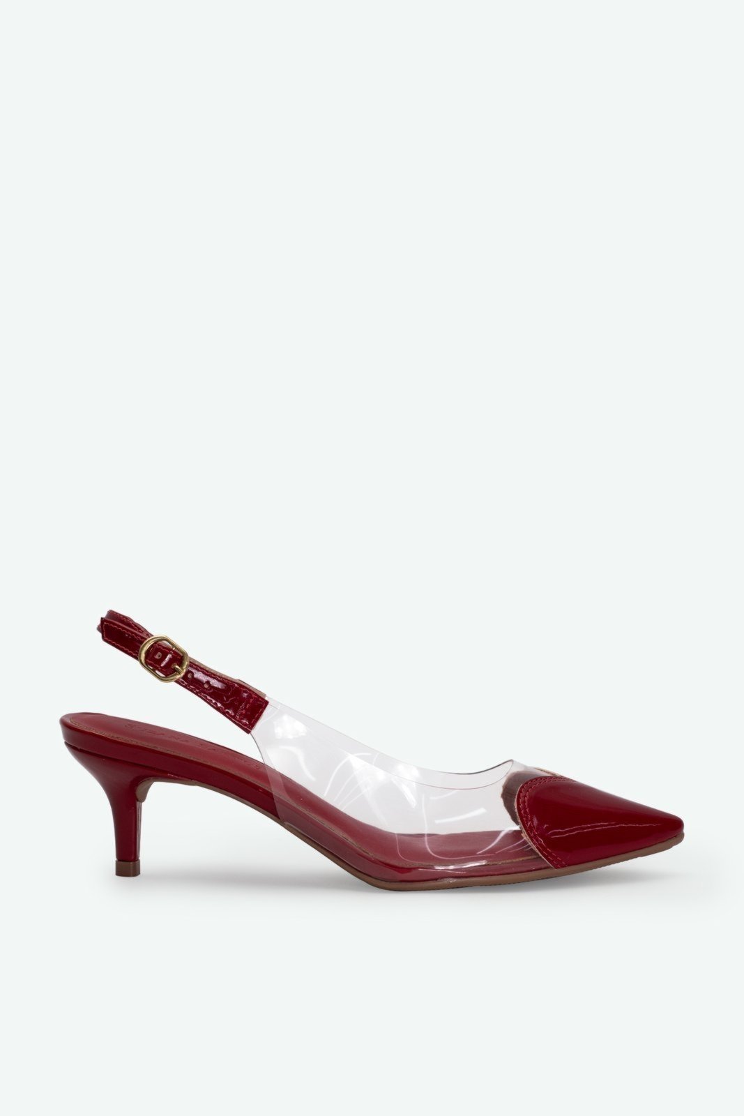 Vista 2 Slingback Norma Bord�� Suzana Santos bordô Suzana Santos bordô