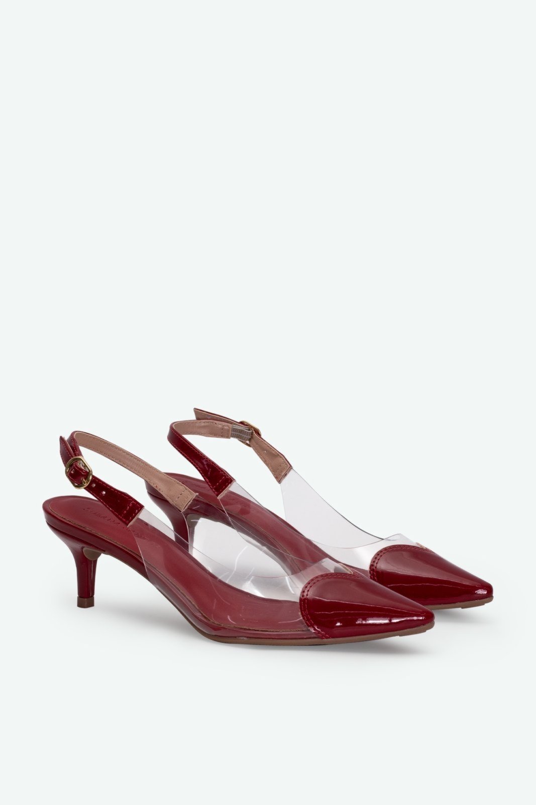 Vista 3 Slingback Norma Bord�� Suzana Santos bordô Suzana Santos bordô