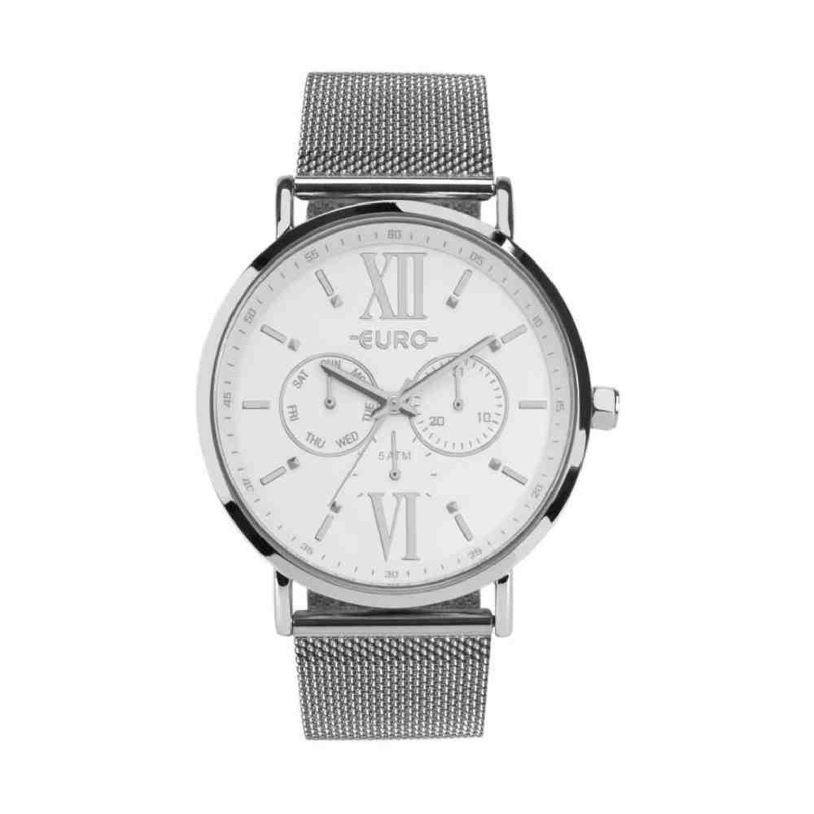 Relógio Euro Multiglow Prata Feminino EU6P29AHFBPS/3K