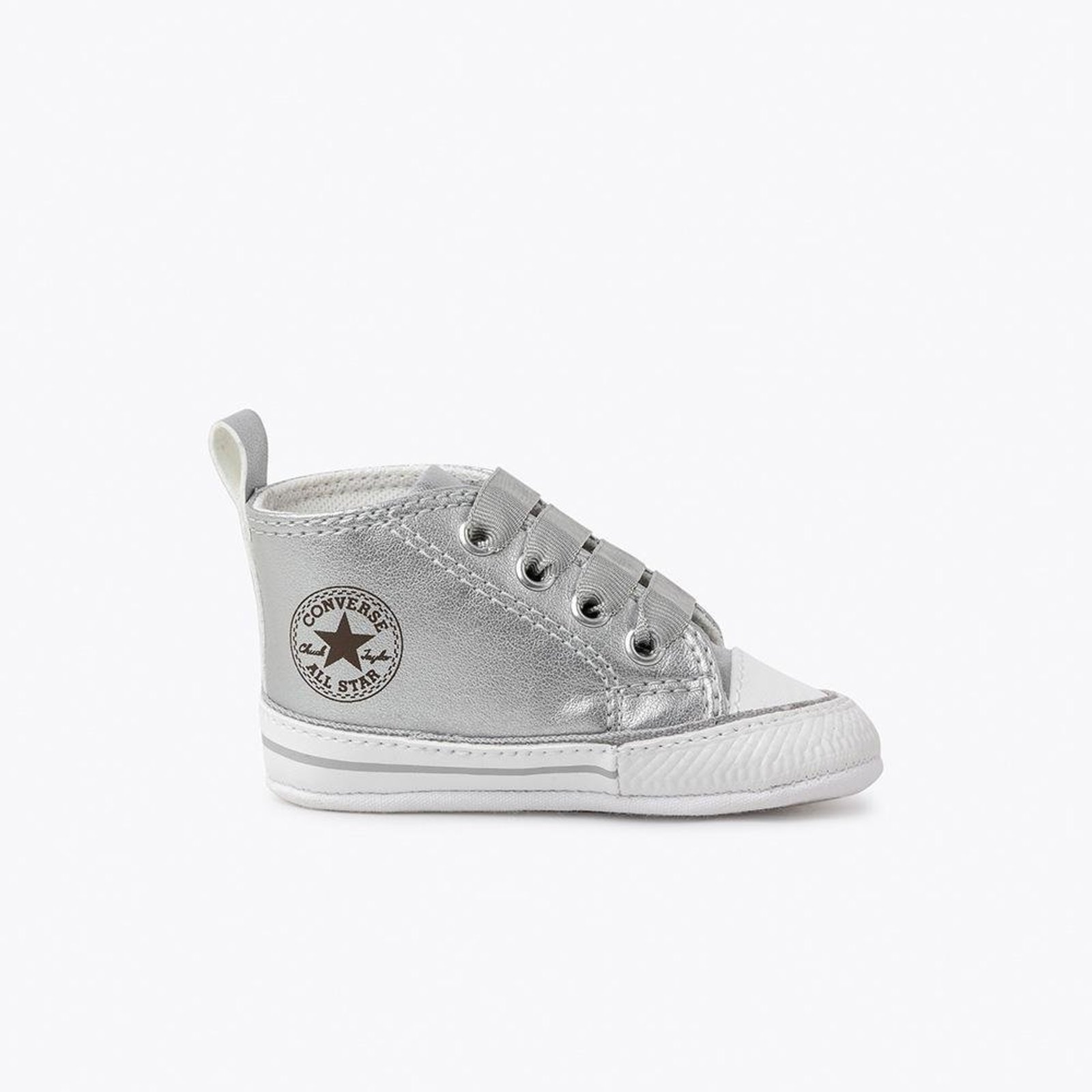 Infantil - Tênis Chuck Taylor My First All Star Cinza Prata