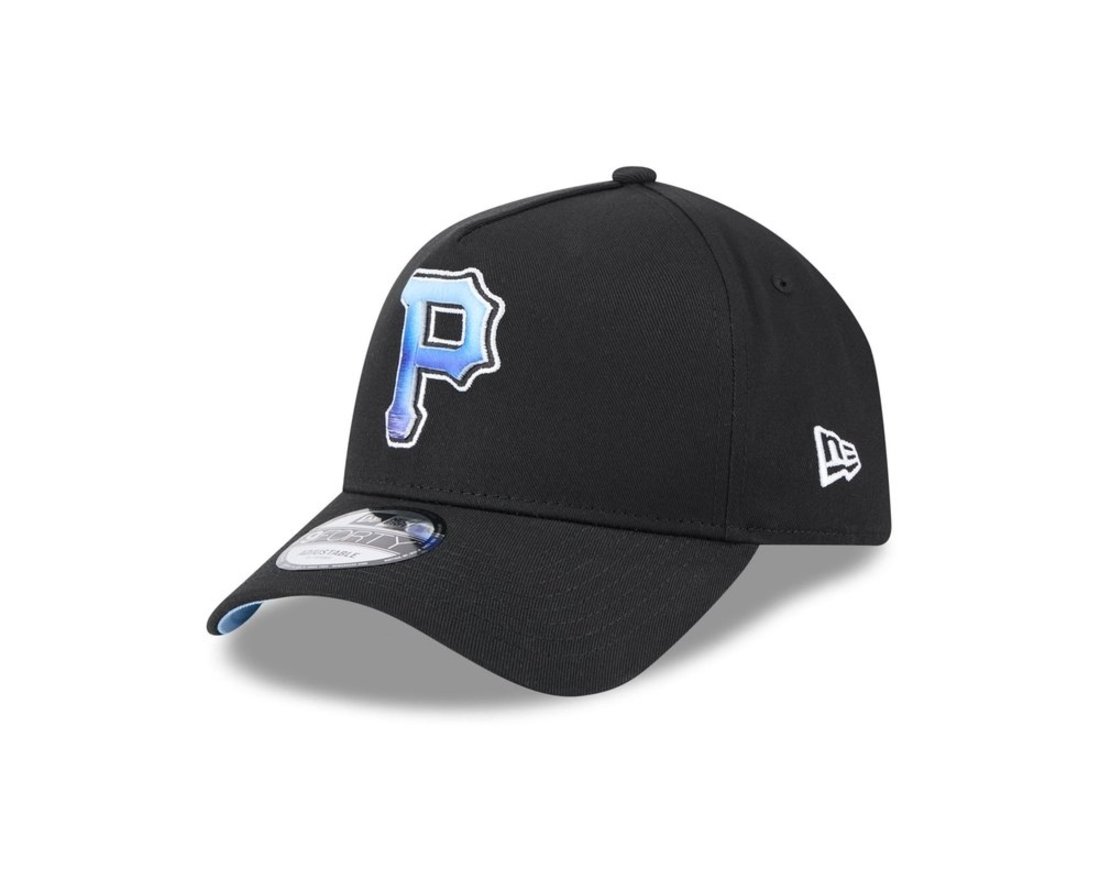 Bone New Era 9FORTY A-FRAME SNAPBACK Pittsburgh Pirates MLB Preto