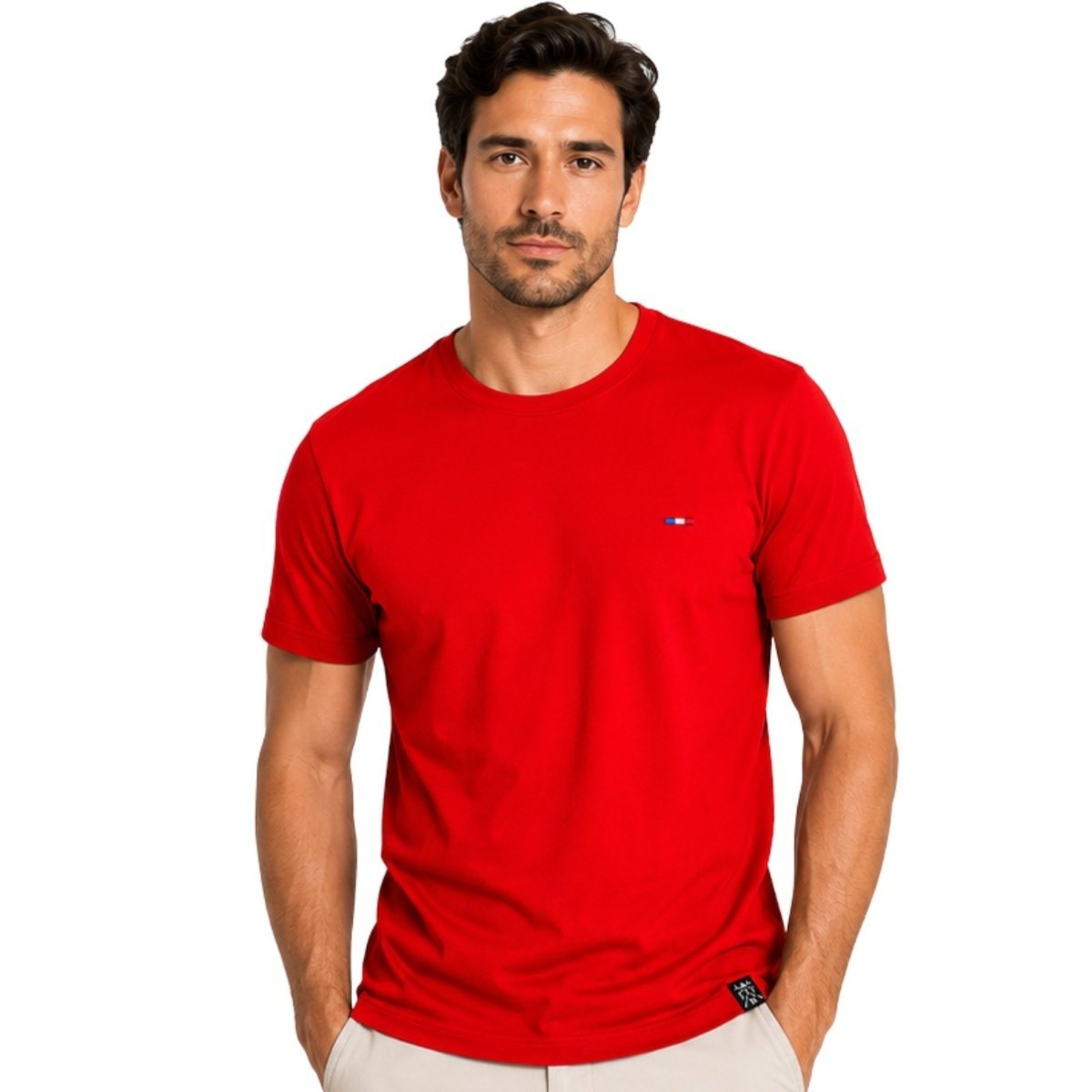 Camiseta Masculina Básica Lisa FMF Conforto Premium