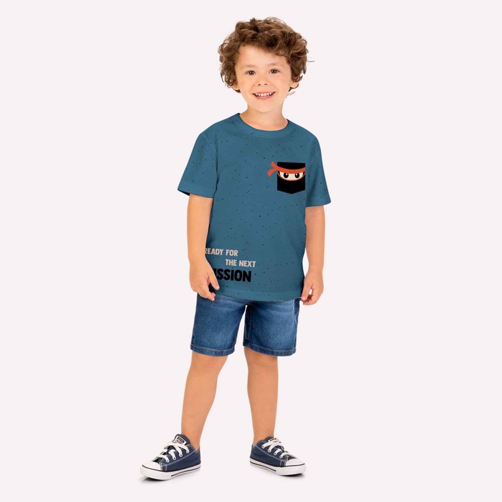 Infantil - Camiseta Menino Lettering Kyly