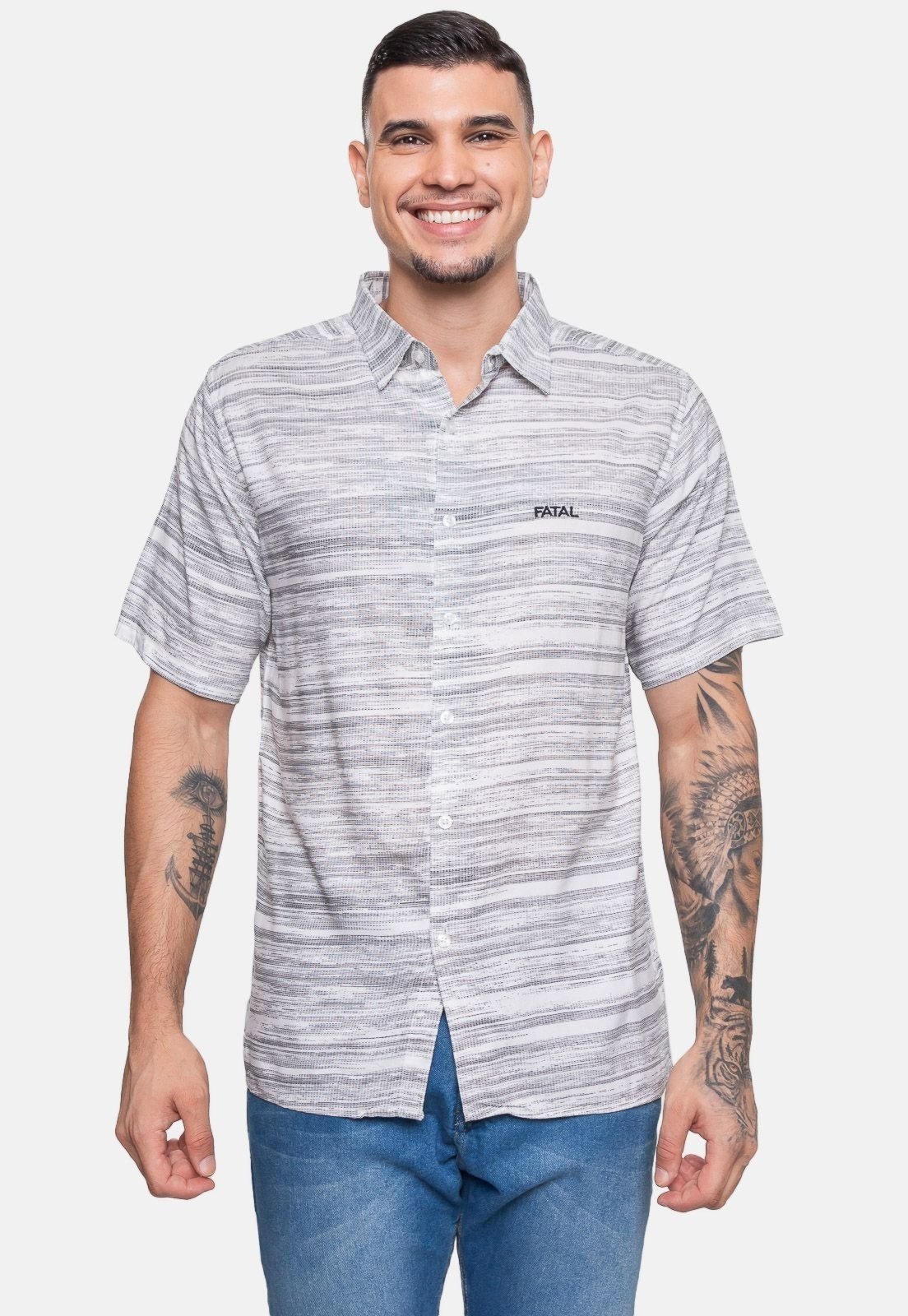 Camisa Fatal Viscose Branca