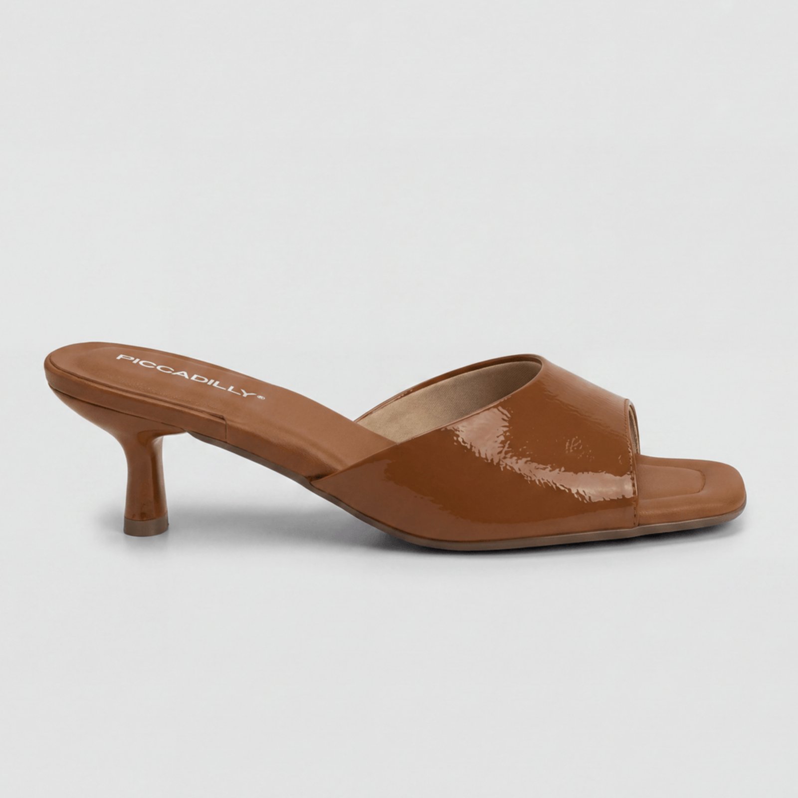 Tamanco Rita Salto Alto Ocre