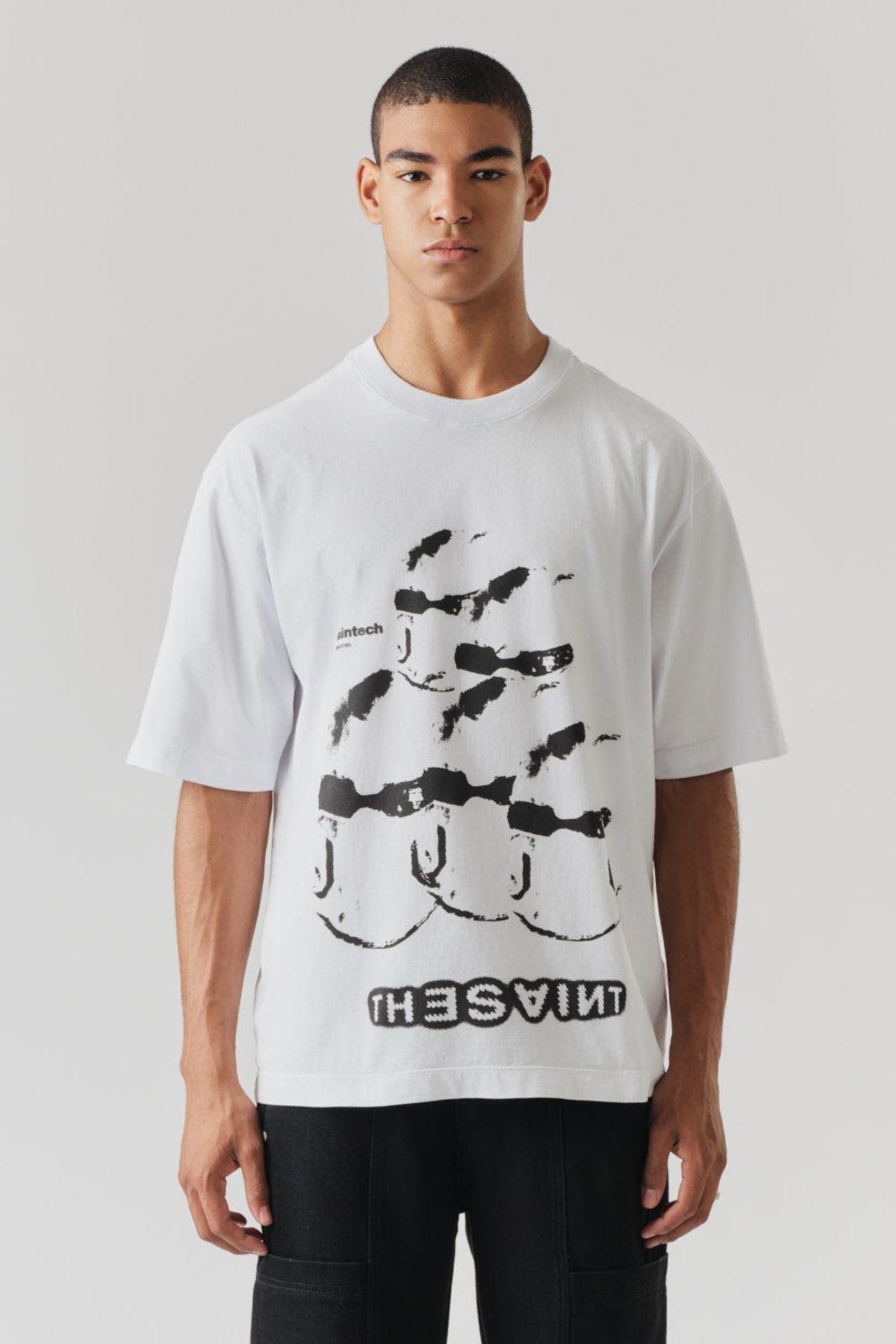T-shirt Unique Painting Off White THESAINT