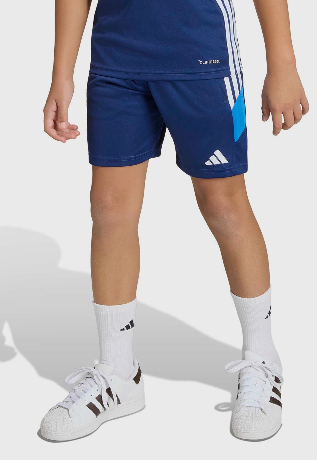 Infantil - Short adidas Sportswear 3 Stripes Azul