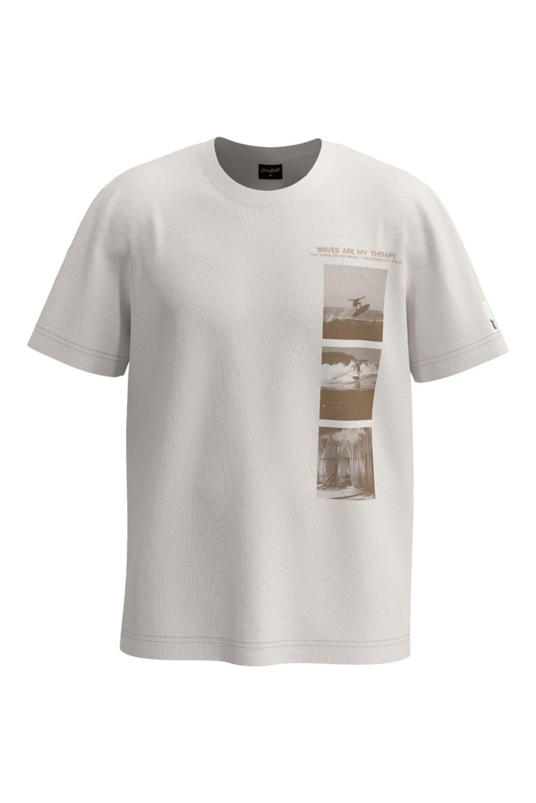 Infantil - Camiseta Juvenil Menino Surf Elian Beats Bege