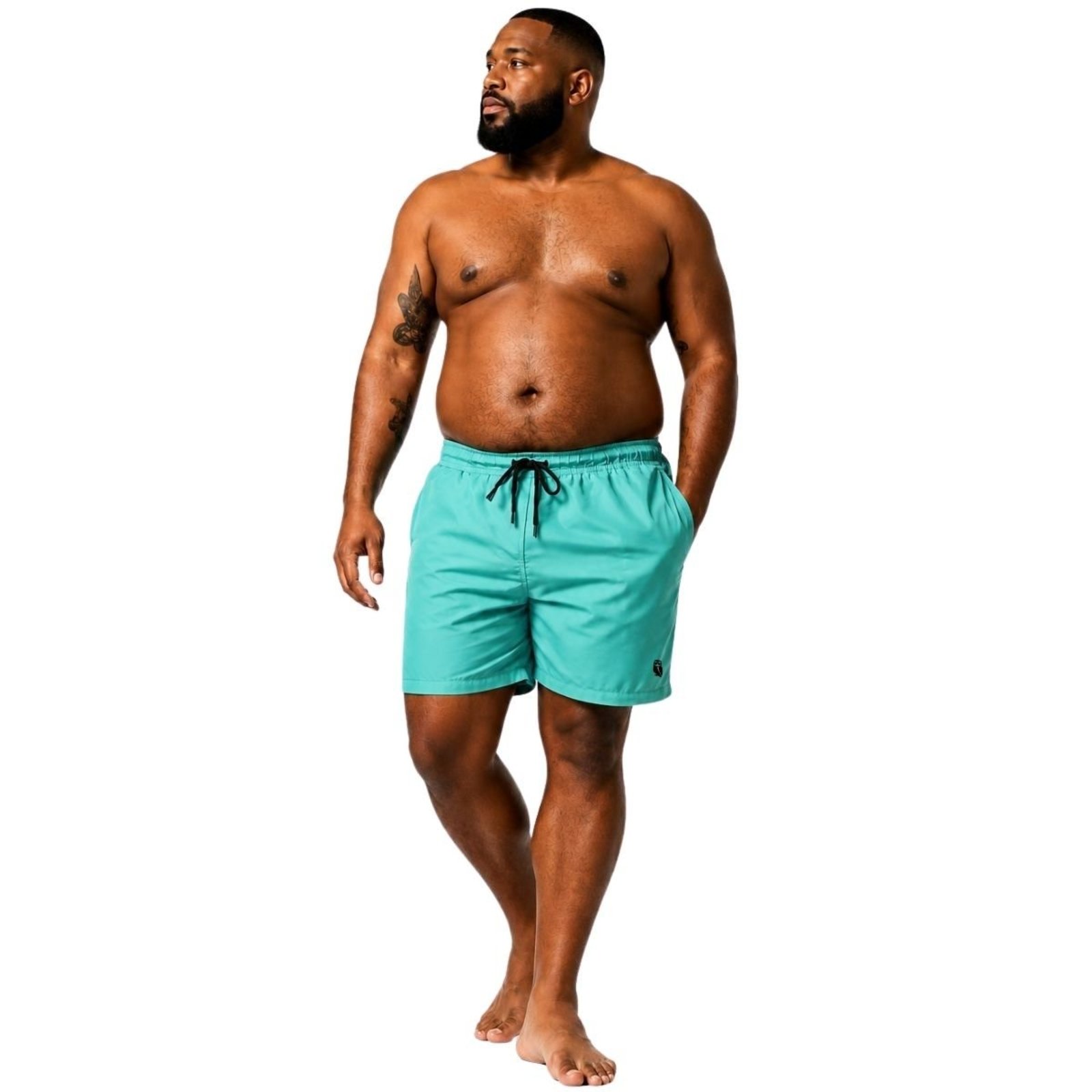 Bermuda Masculina Plus Size Tactel Leve Estampada Moda Praia