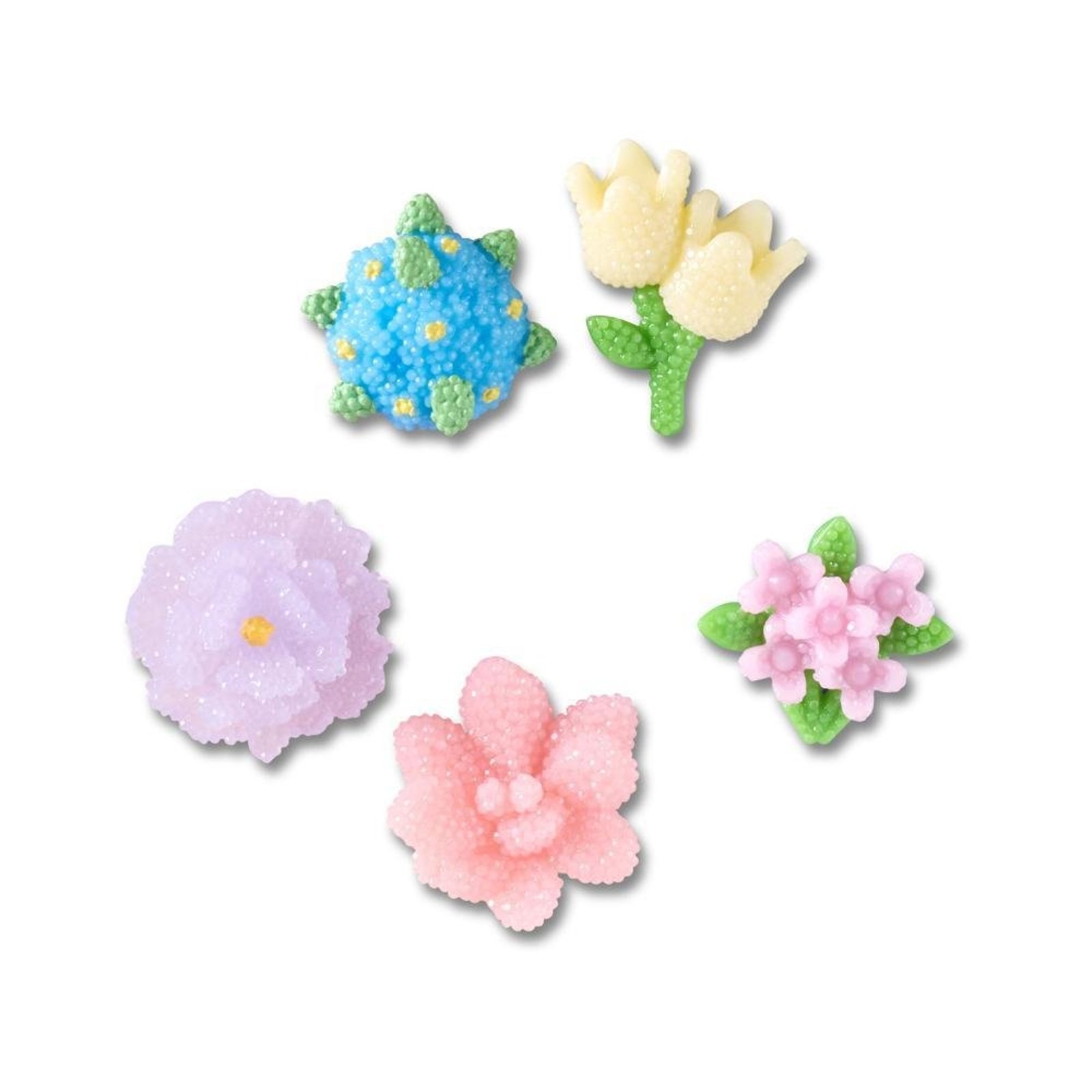 Infantil - Jibbitz™ Flores De Miçangas Pack Com 5 Peças Único Branco