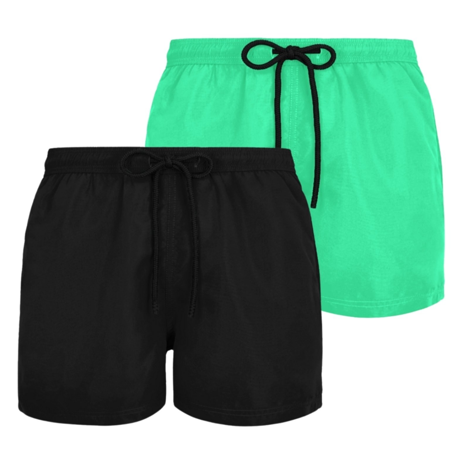 Kit 2 Short Bermuda Masculina Plus Size Moda Praia Calor Verão G1 G2 G3 Liso