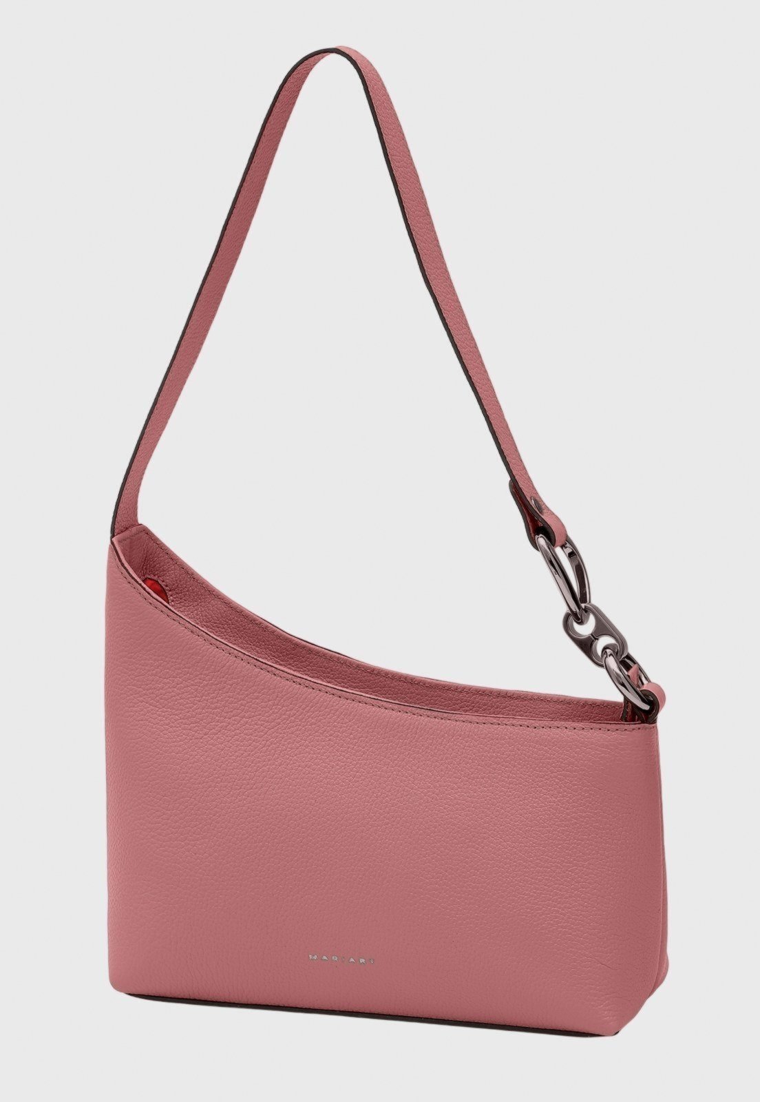 Bolsa Shoulder Couro Mariart Lírio Blush