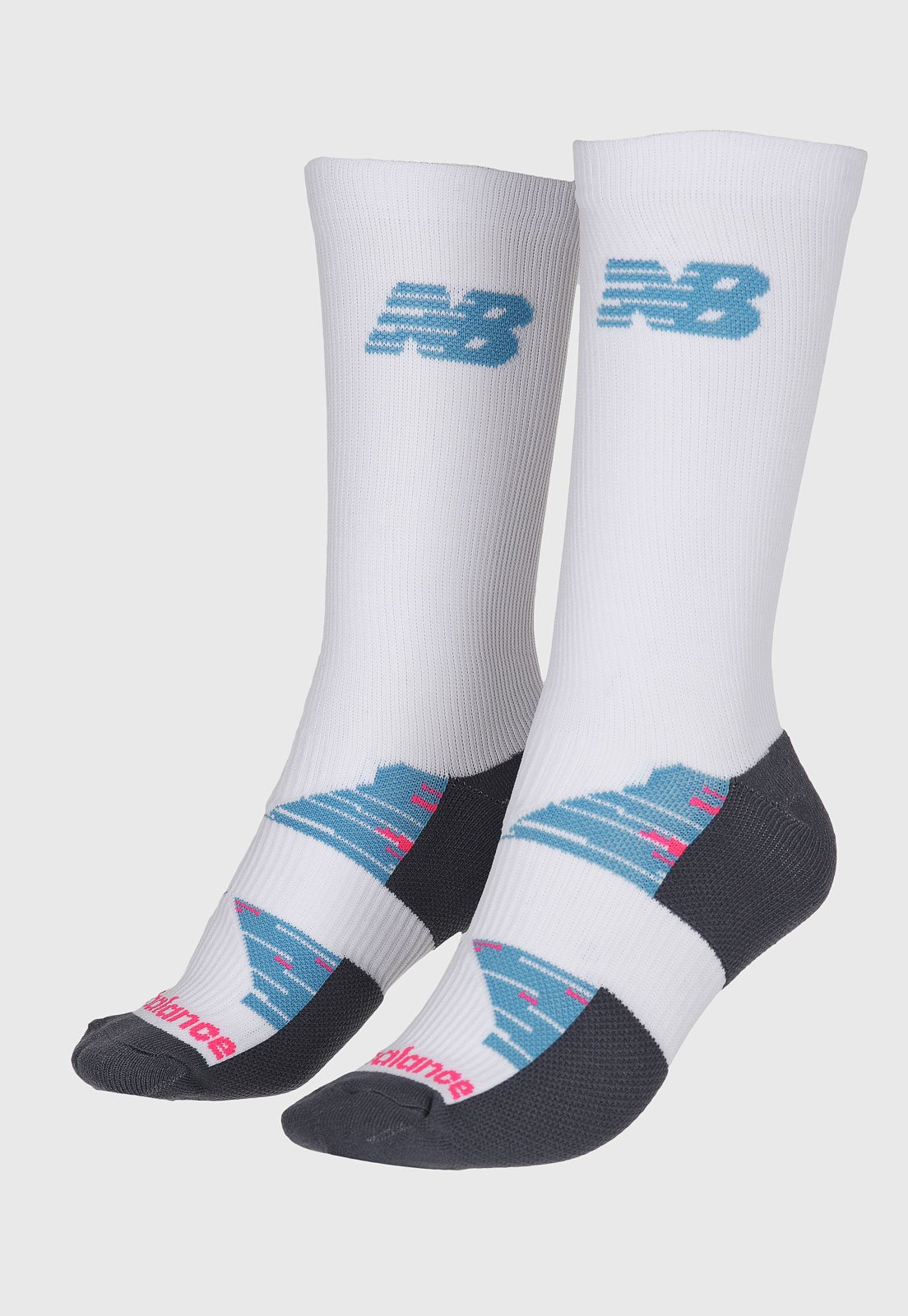 Meia New Balance Performance Running Branca