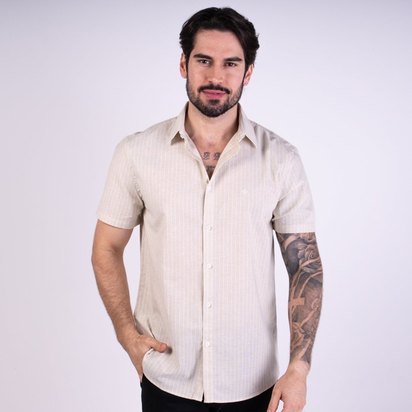 Camisa Forum Listrada Bege