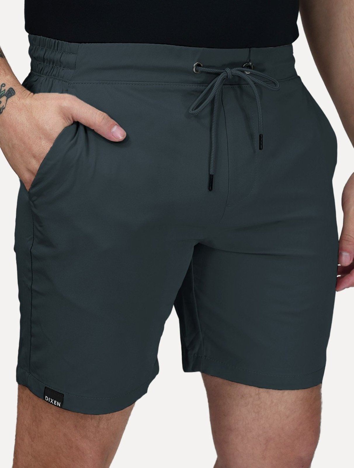 Shorts Dixen Maculino Tactel Meio Elástico Azul Marinho