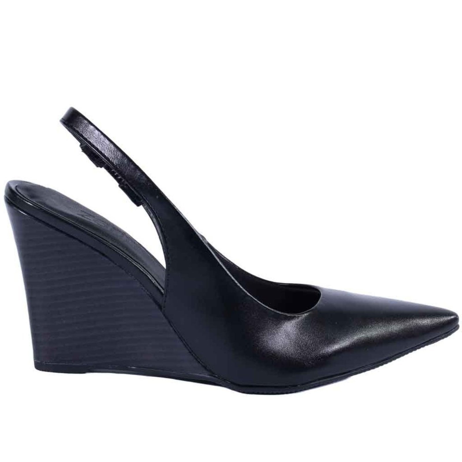 Scarpin Feminino Zariff Slingback com Salto Anabela 4634-89161 Zariff Preto