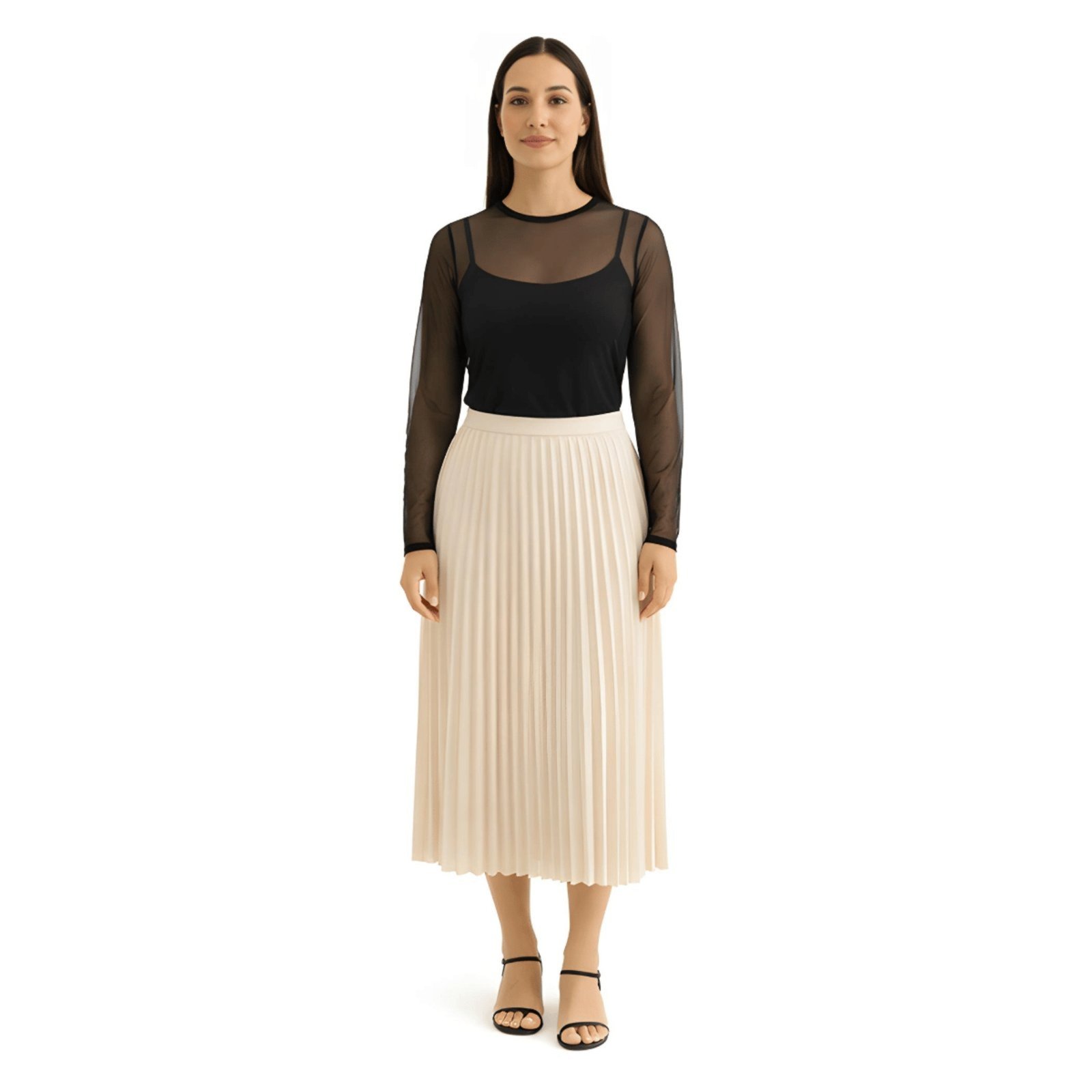 Vista 2 Blusa Regata Feminina Alça Microfibra Underwear Lez a Lez preto Lez a Lez preto