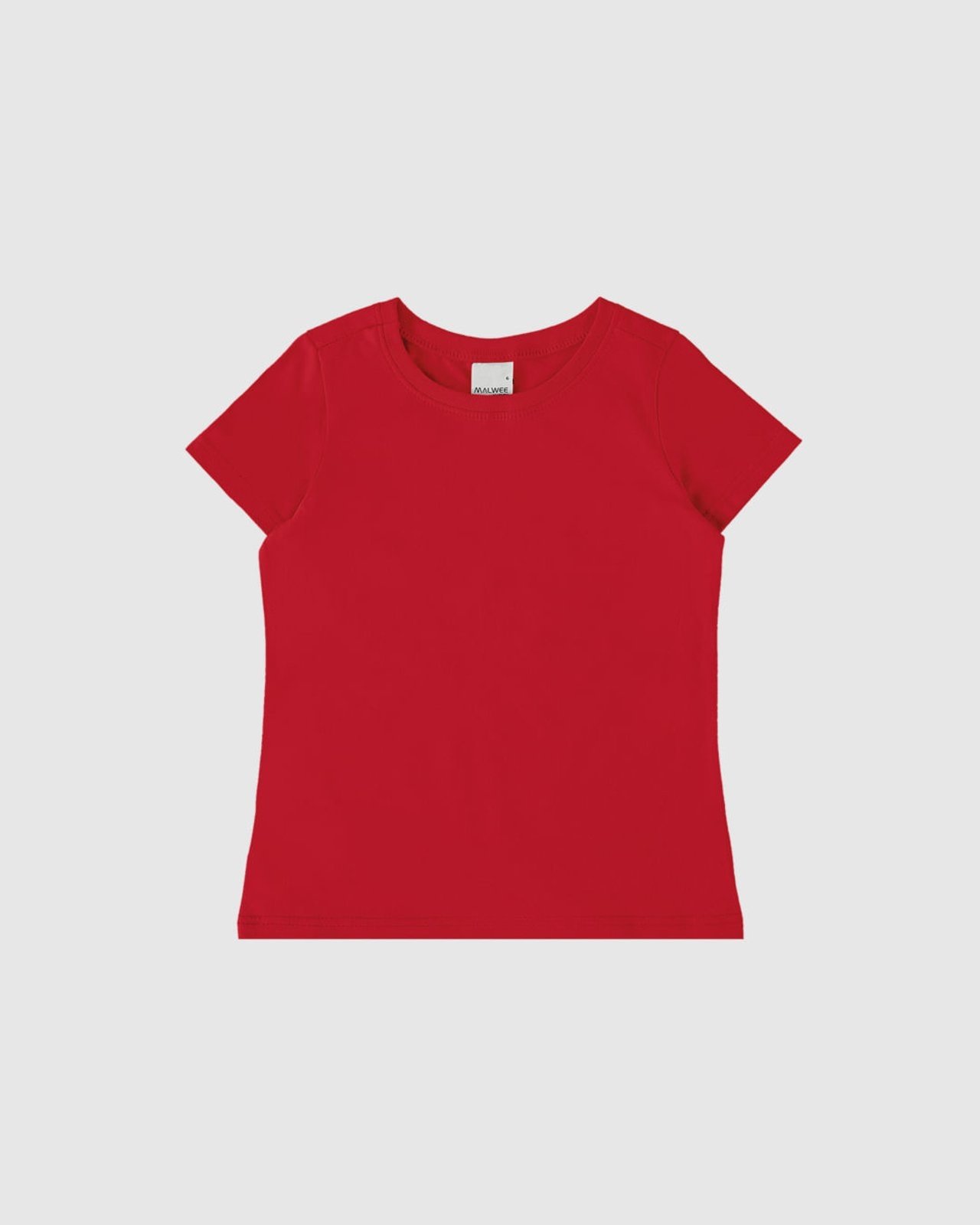 Vista 2 Infantil - Blusa Menina Decote Redondo Em Malha UV50+ Malwee Malwee Kids vermelho Malwee Kids vermelho