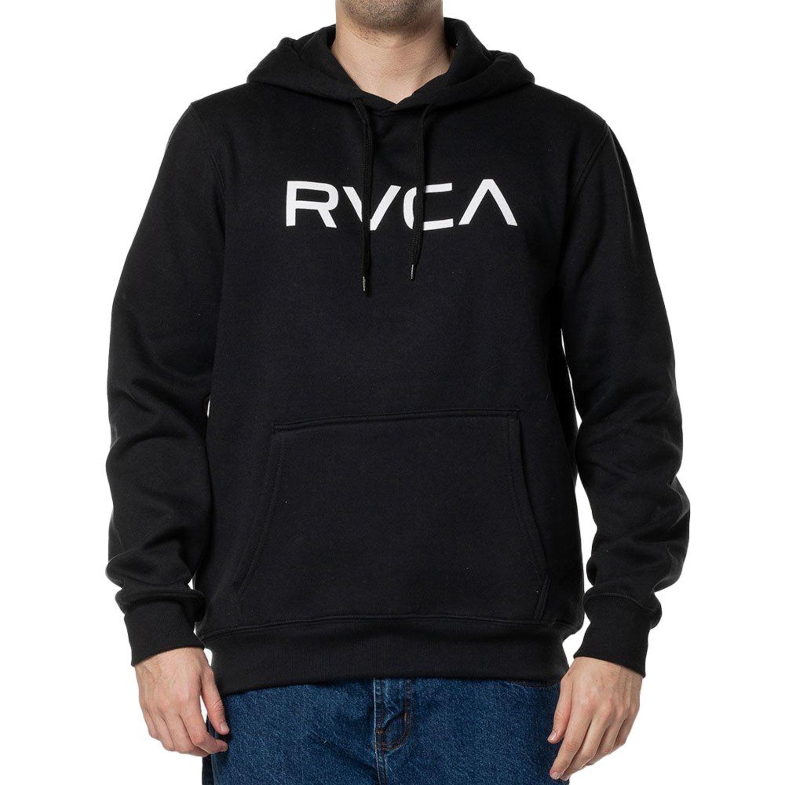 Moletom RVCA Canguru Big RVCA 280G WT24 Masculino Preto
