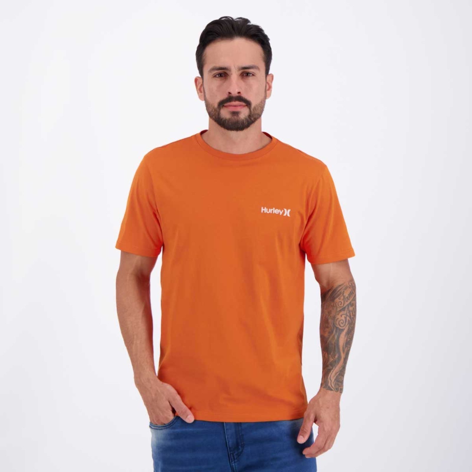 Camiseta Hurley Silk Classic Laranja