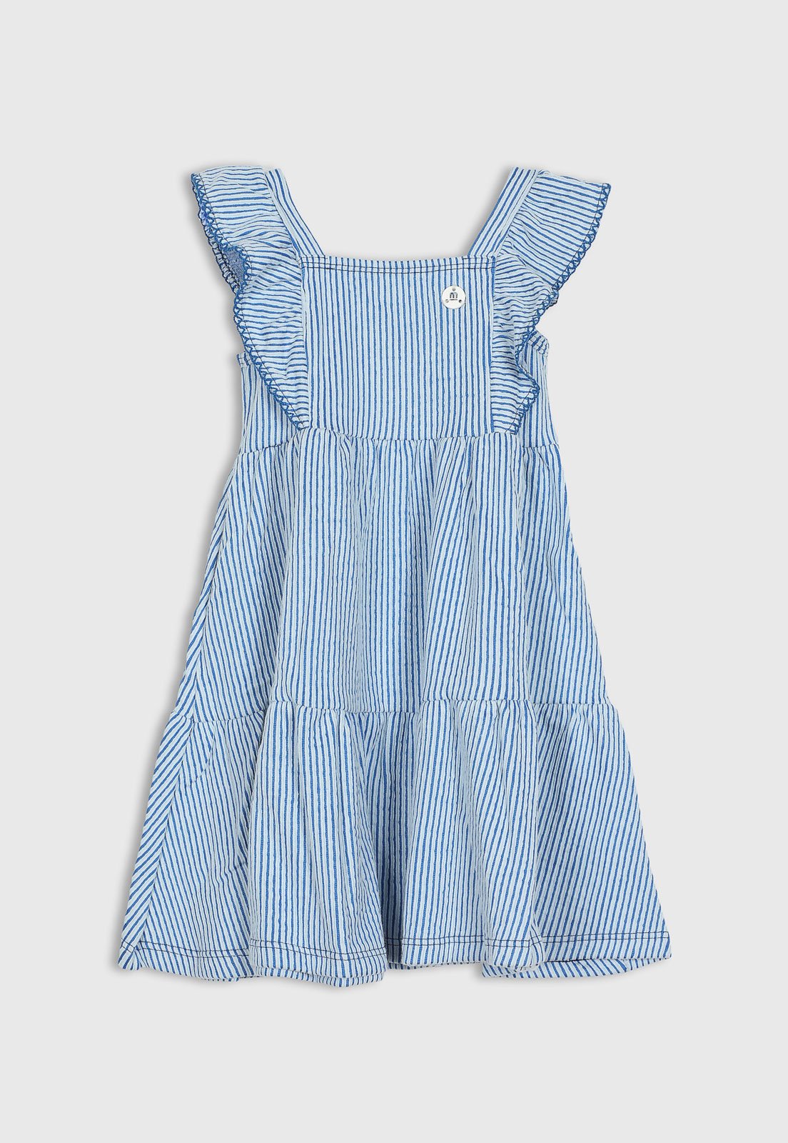 Infantil - Vestido Milon Listrado Azul