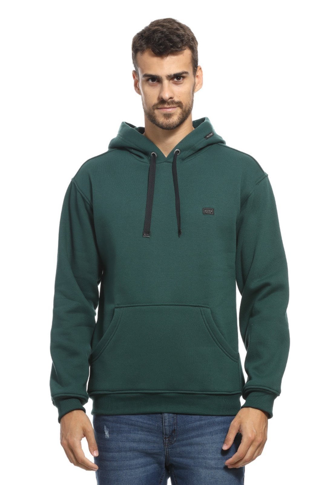 Blusa Moletom Capuz Fechado Masculino VLCS