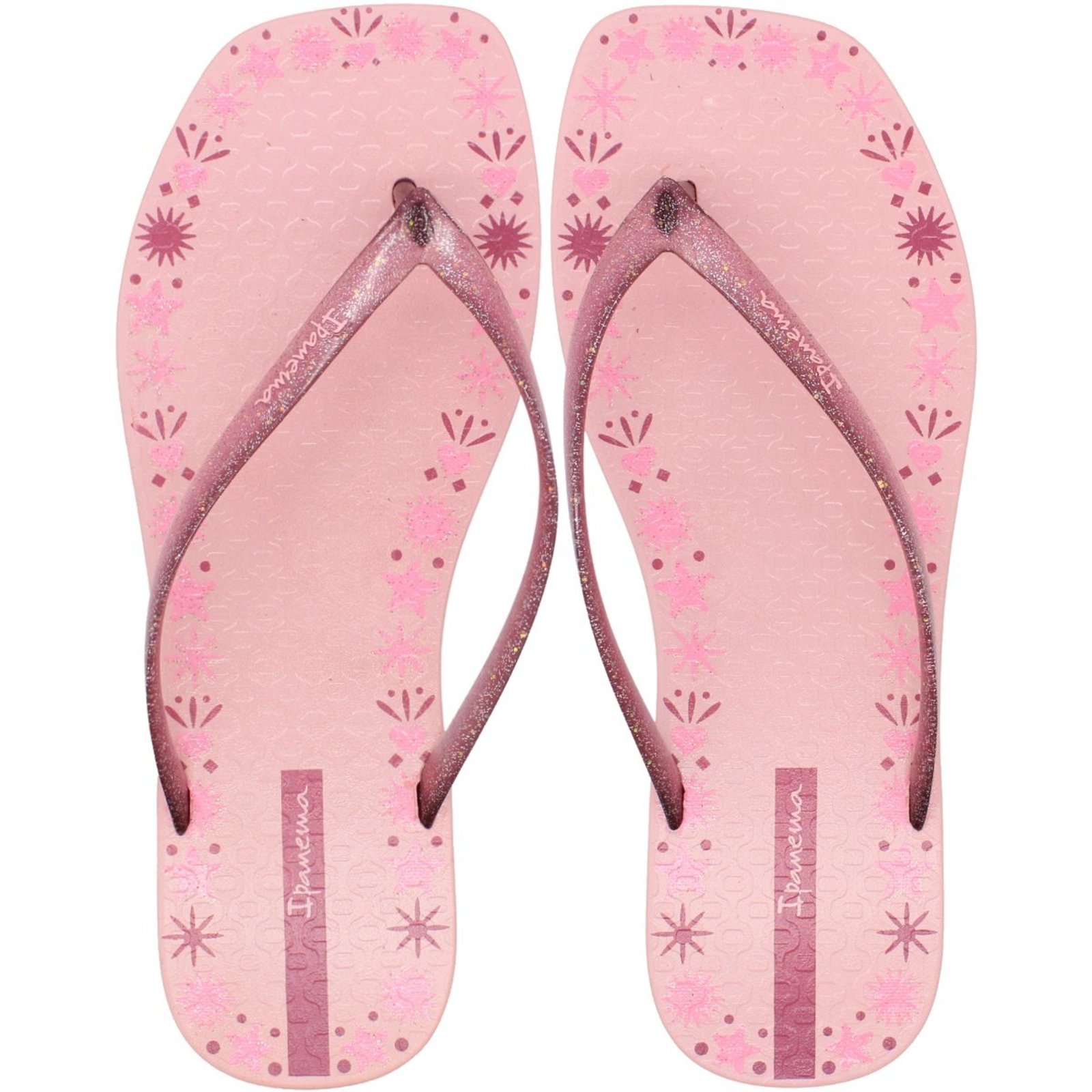 Chinelo De Dedo Ipanema Edge Tiras Slim Brilho Feminino